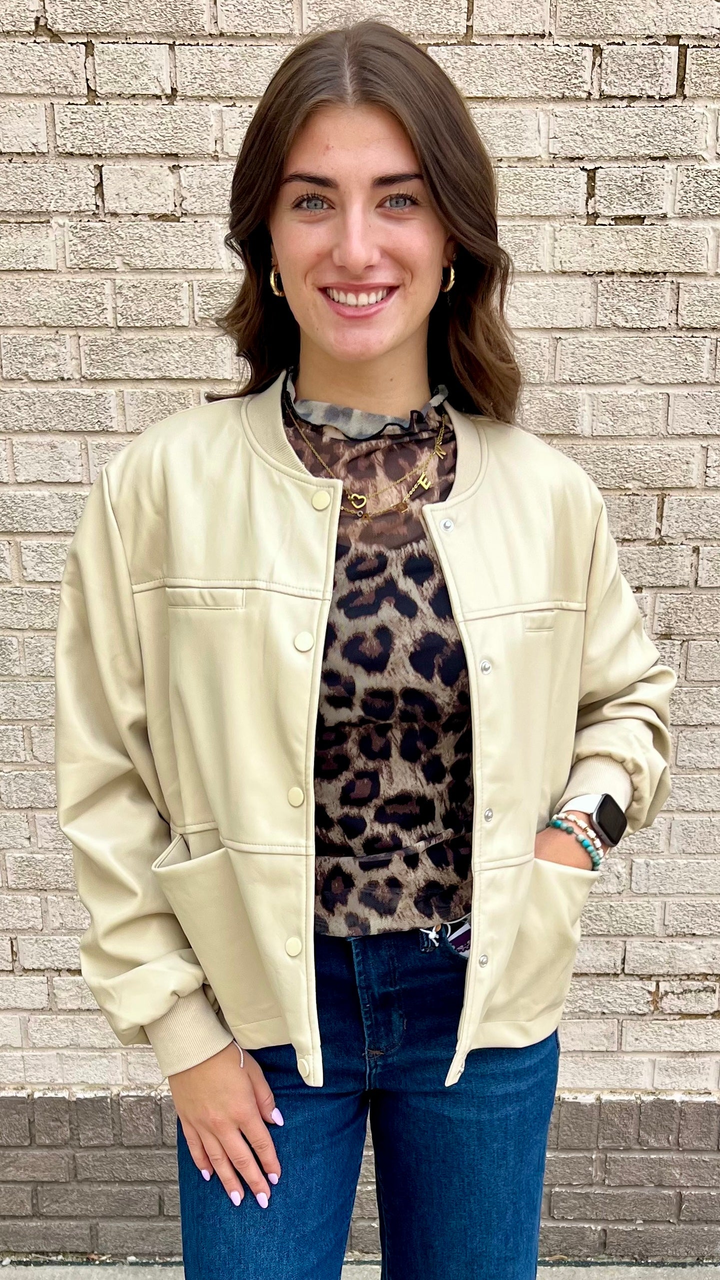 Smooth Operator Faux Leather Jacket