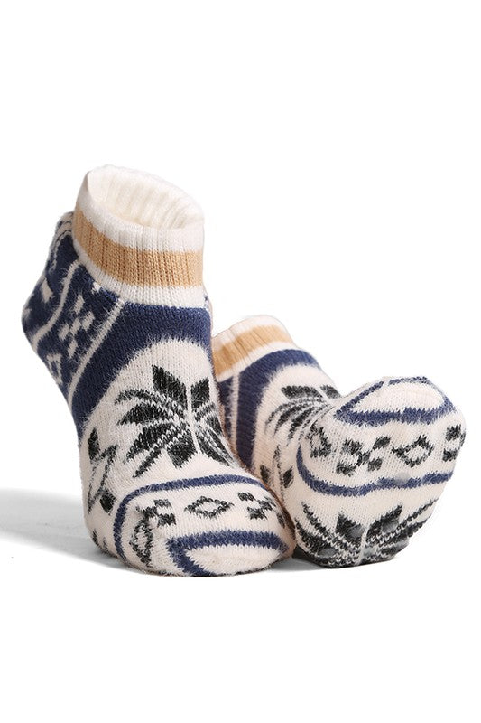 Let It Snow Non-Slip Slipper Ankle Socks
