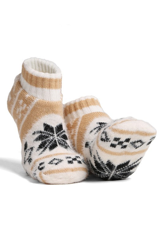 Let It Snow Non-Slip Slipper Ankle Socks