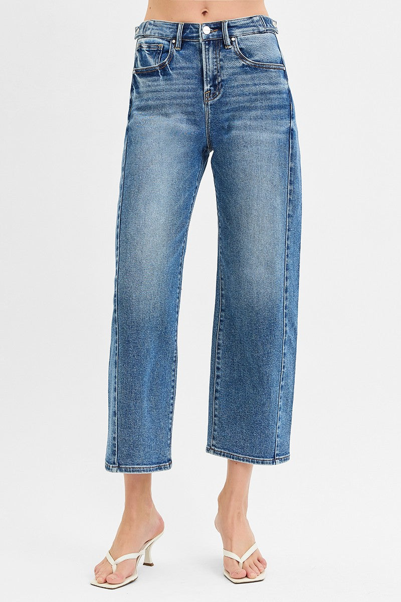 Weekend Wanderer Barrel Leg Jeans by Risen