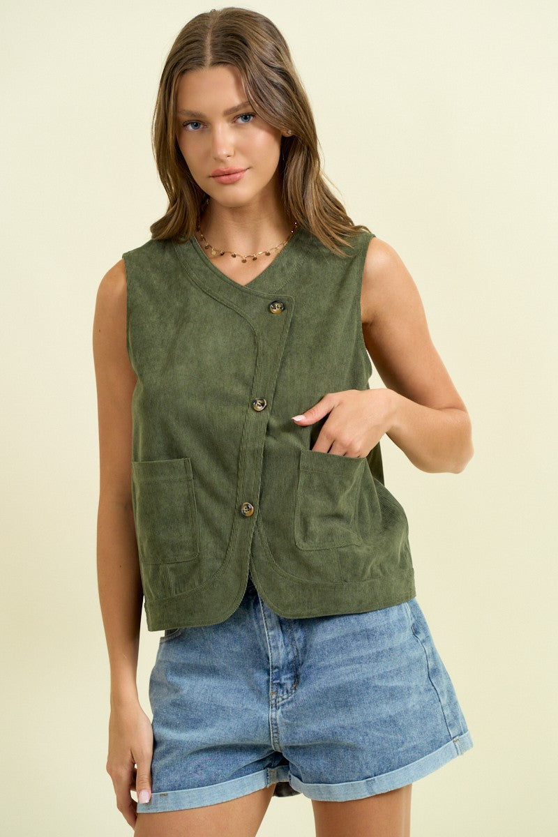 Cord & Casual Vest