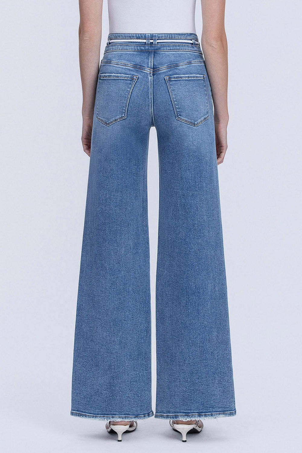 Fresh Start Rope-Tie Jeans by Vervet