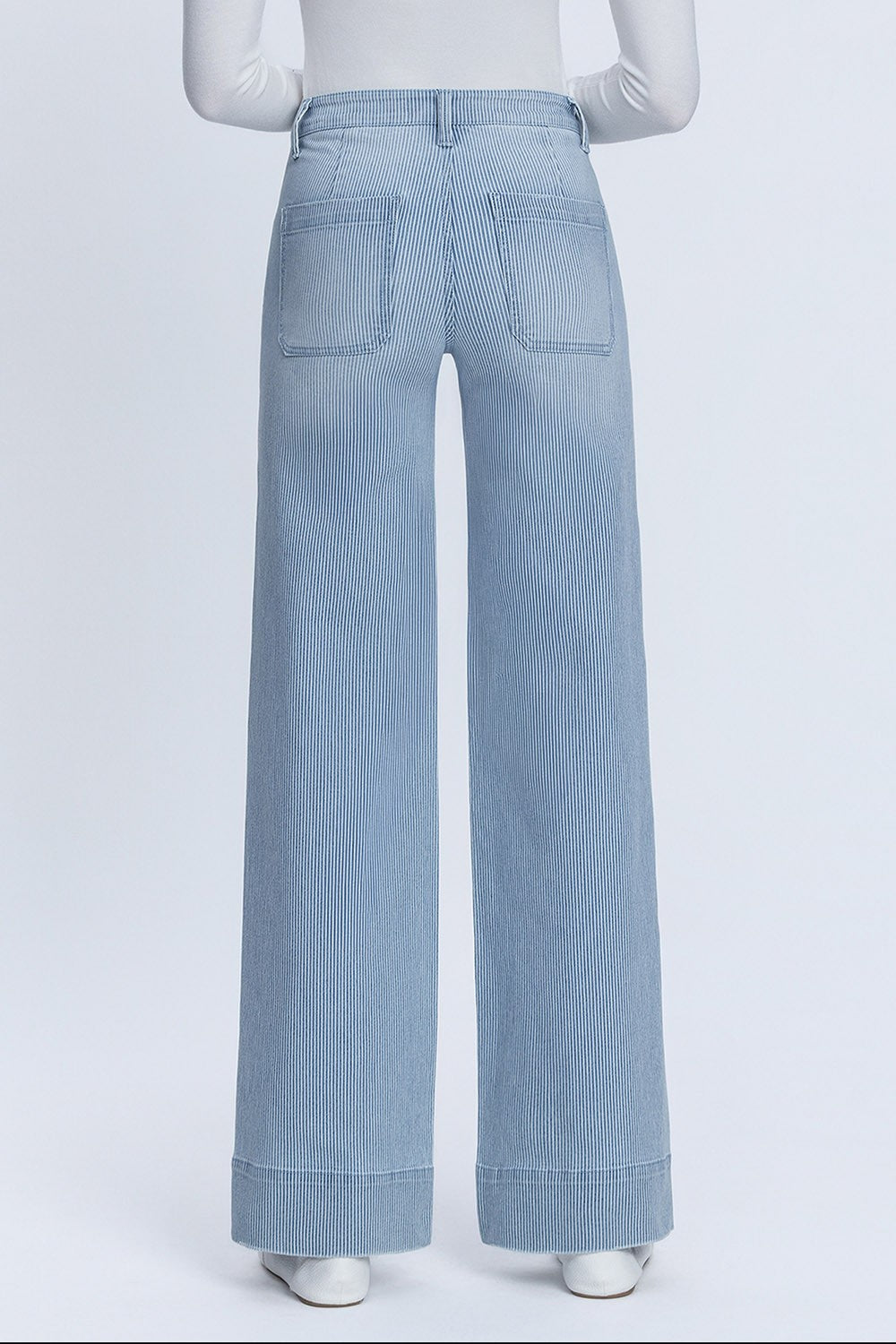 Sunday Sail Pinstripe Jeans by Vervet