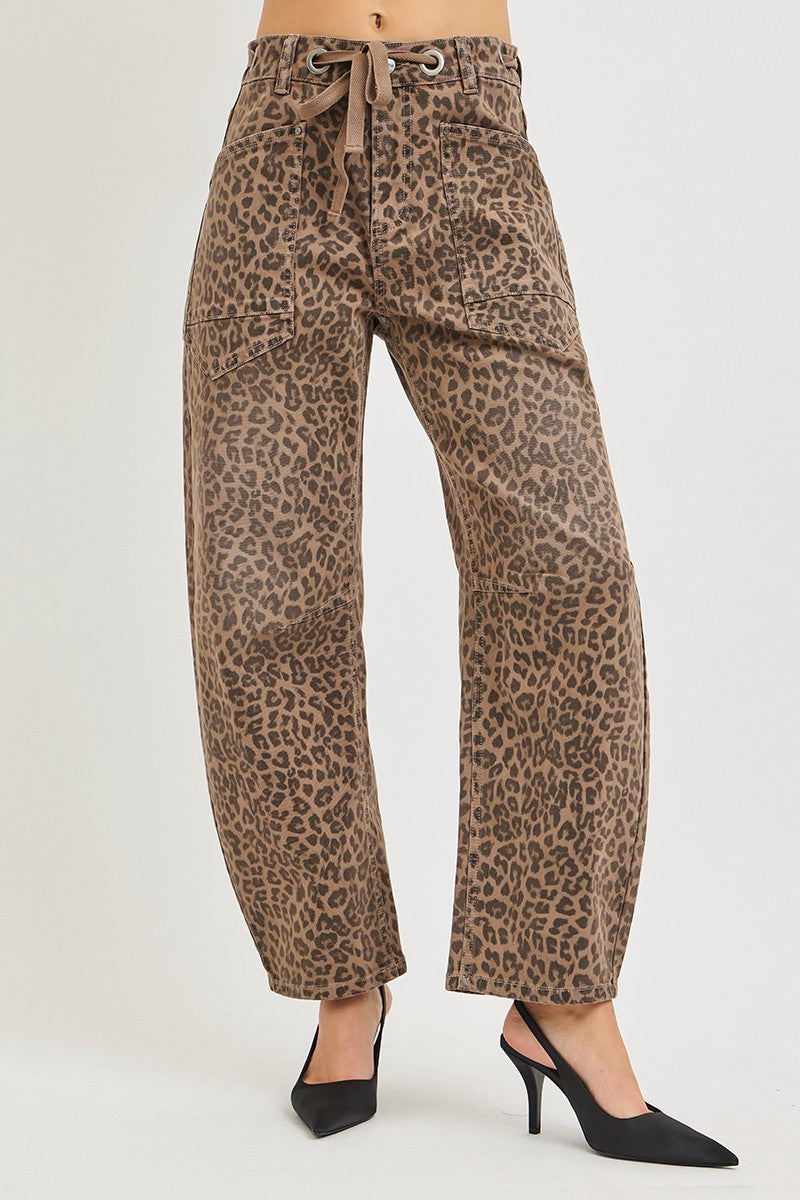 Wildly Chic Barrel Leg Jeans by Risen