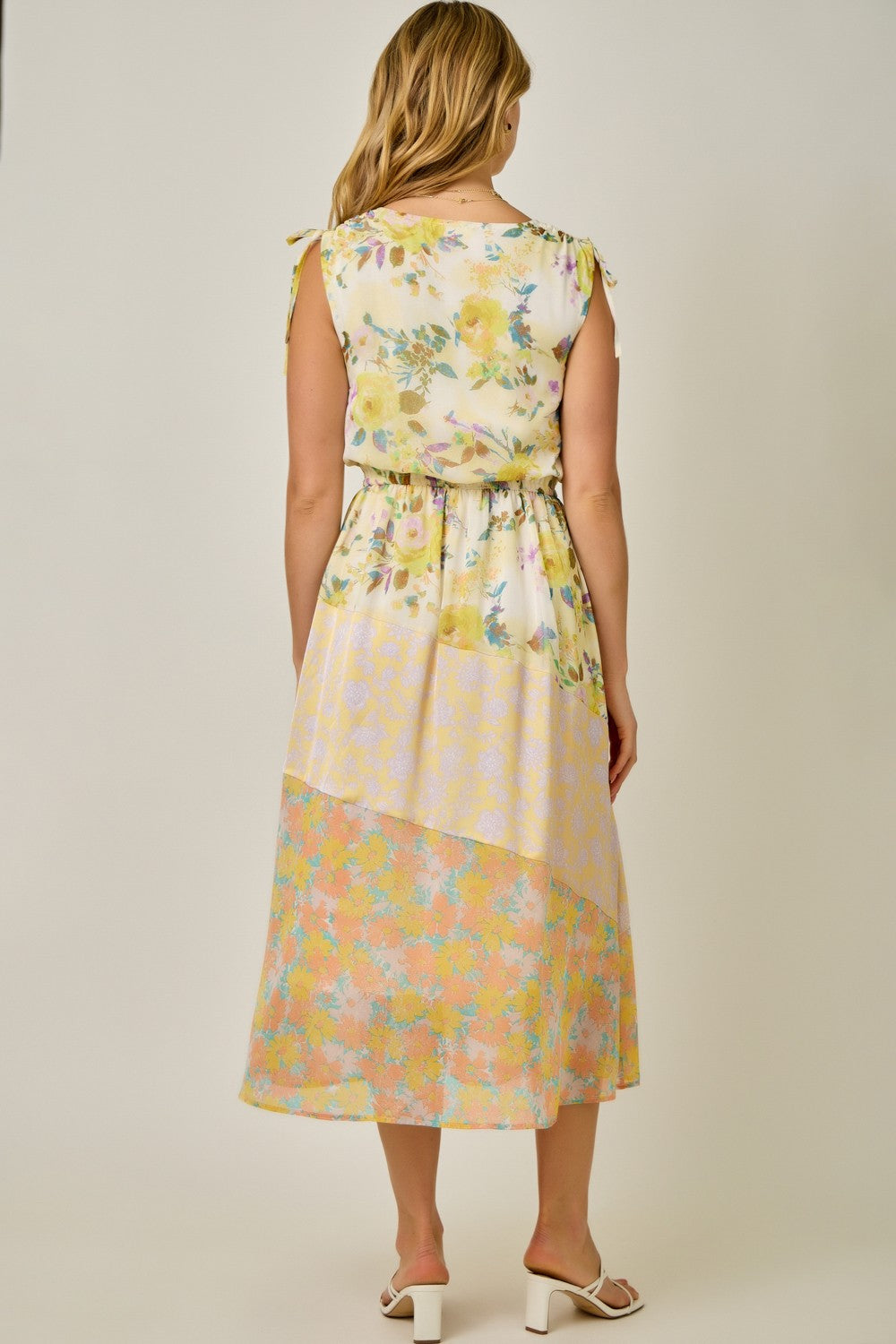 Honey Bloom Dress in Lemon Mix by Mystree