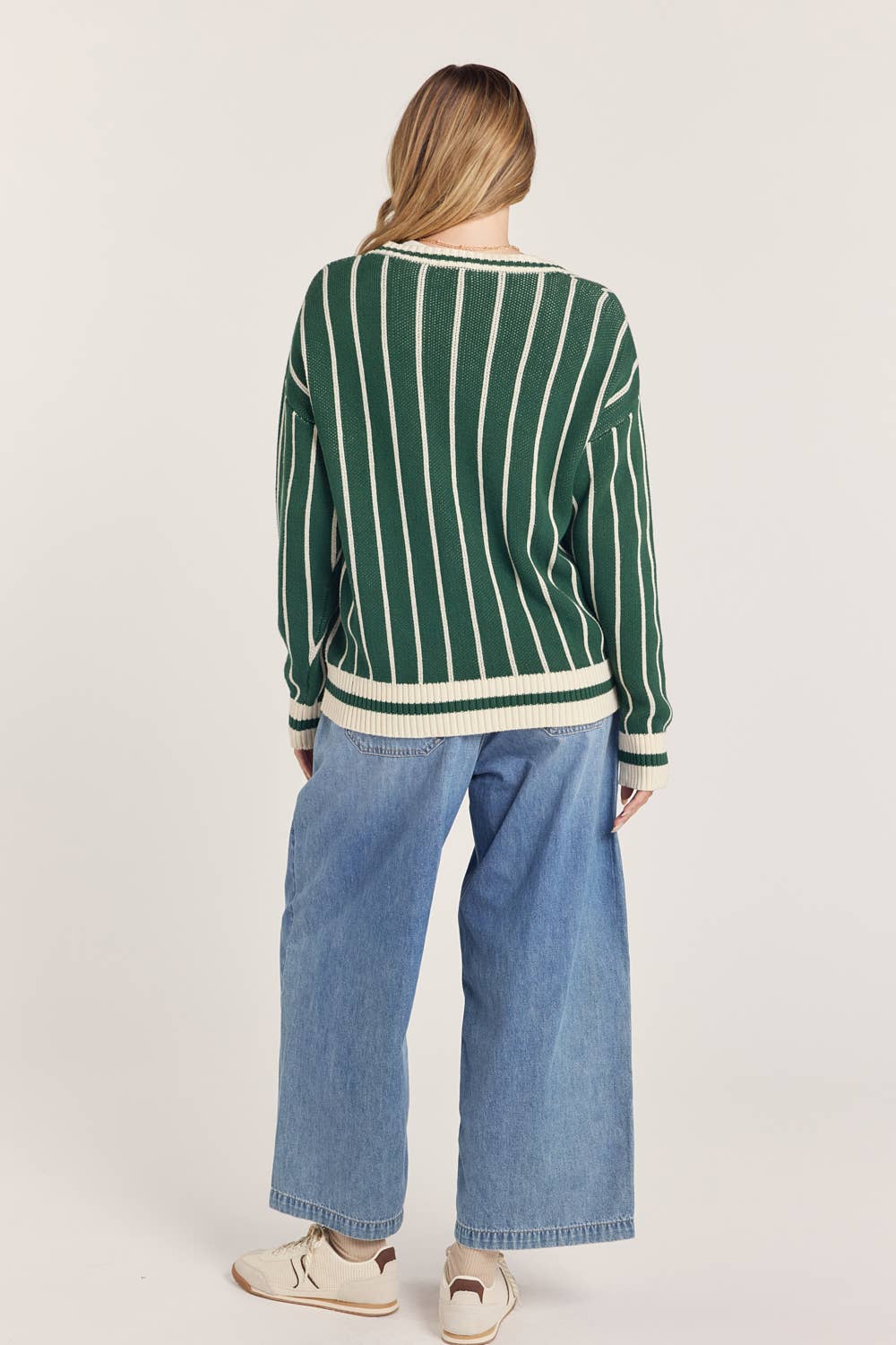 Green Bay Varsity Stripe Cardigan