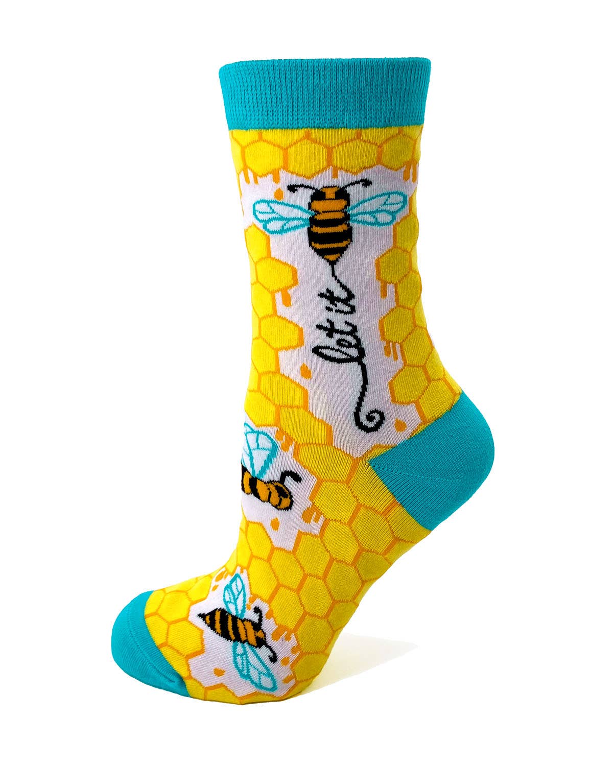 Let it Bee Women's Crew Socks