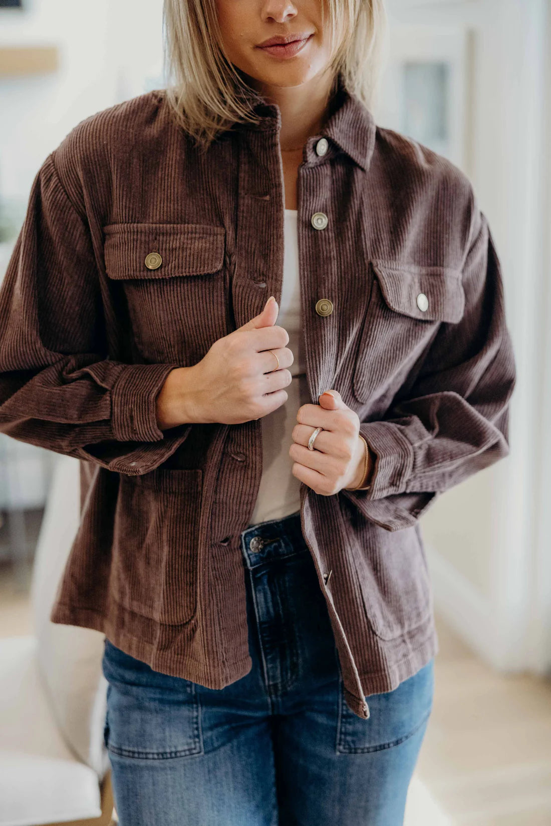Cocoa Crush Corduroy Jacket