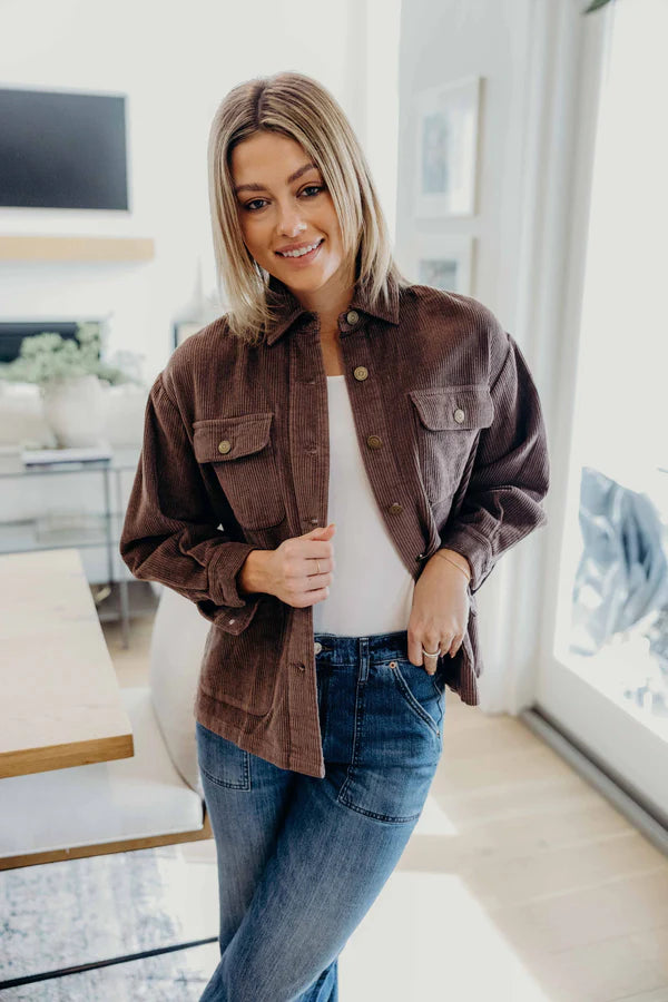 Cocoa Crush Corduroy Jacket