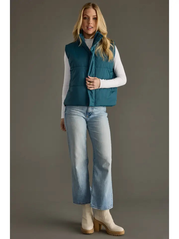 Teal Appeal Puffer Vest