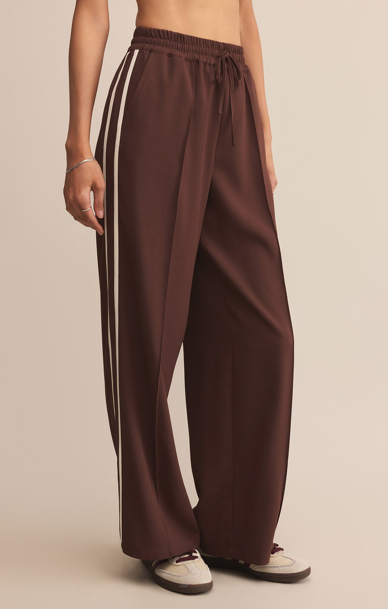 Saunder Track Pant in Sandalwood by Z Supply