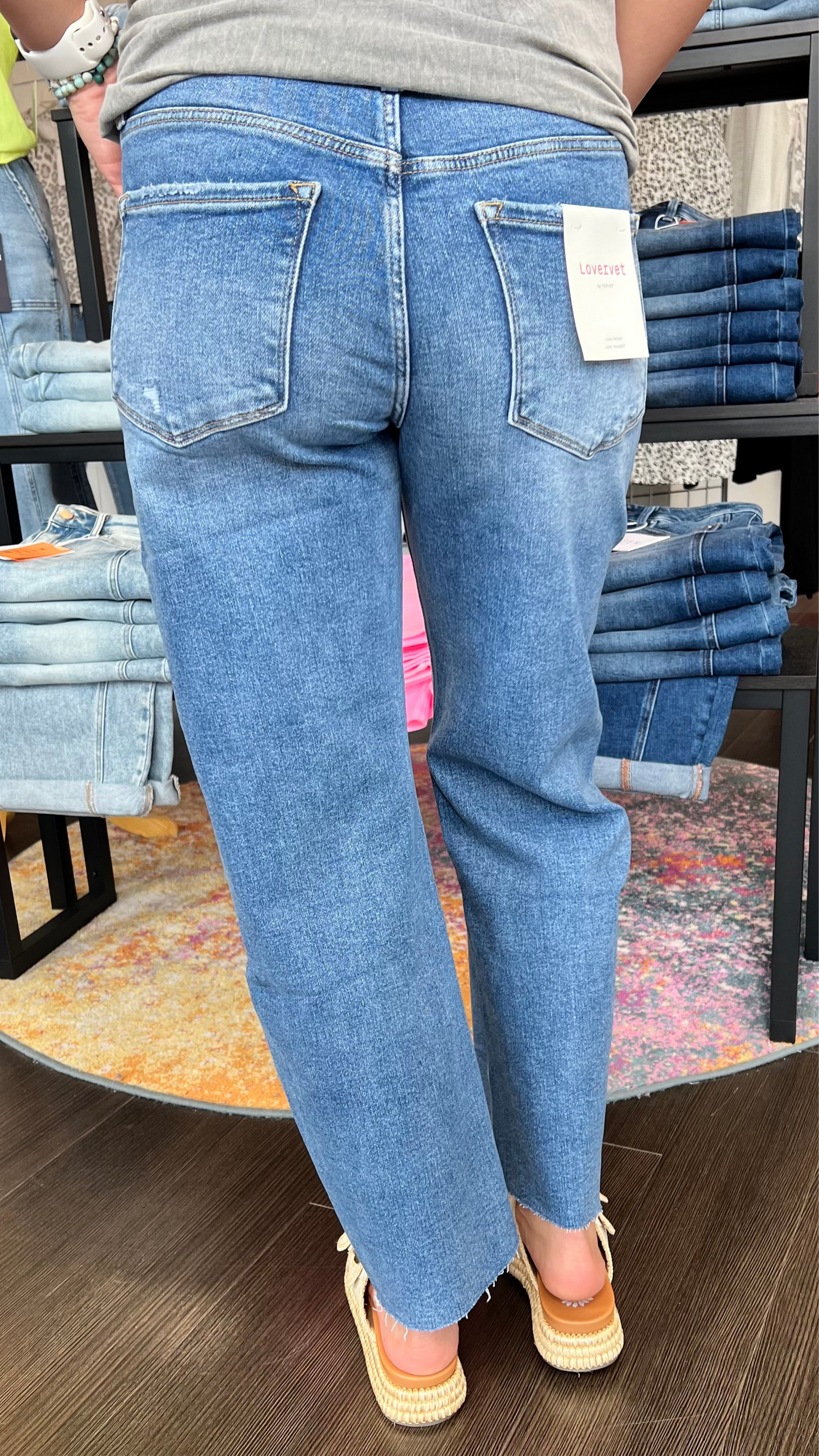 Smooth Move High Rise Barrel Leg Jeans in Her Possession by Lovervet