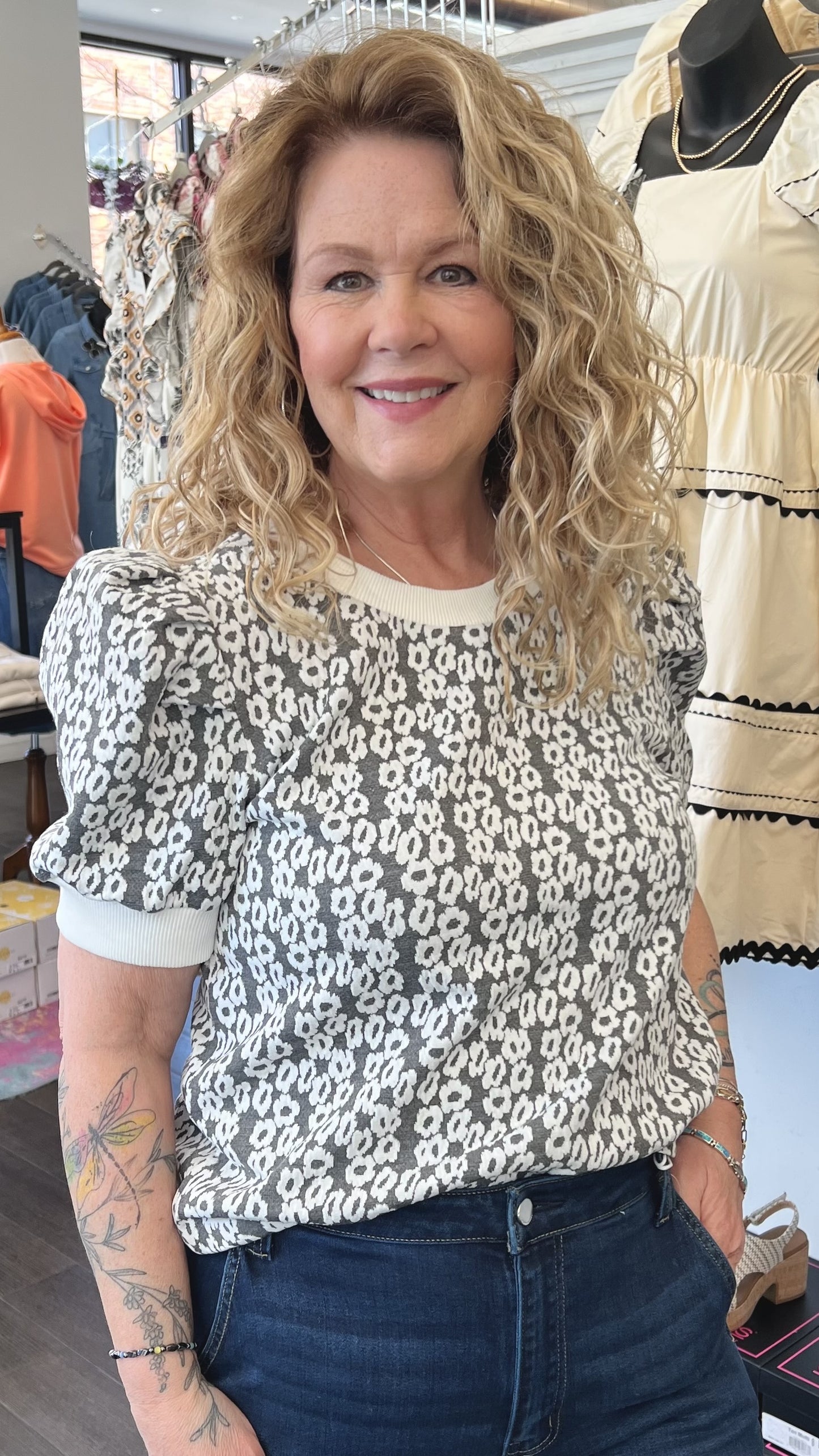 Petal Pusher Puff Top