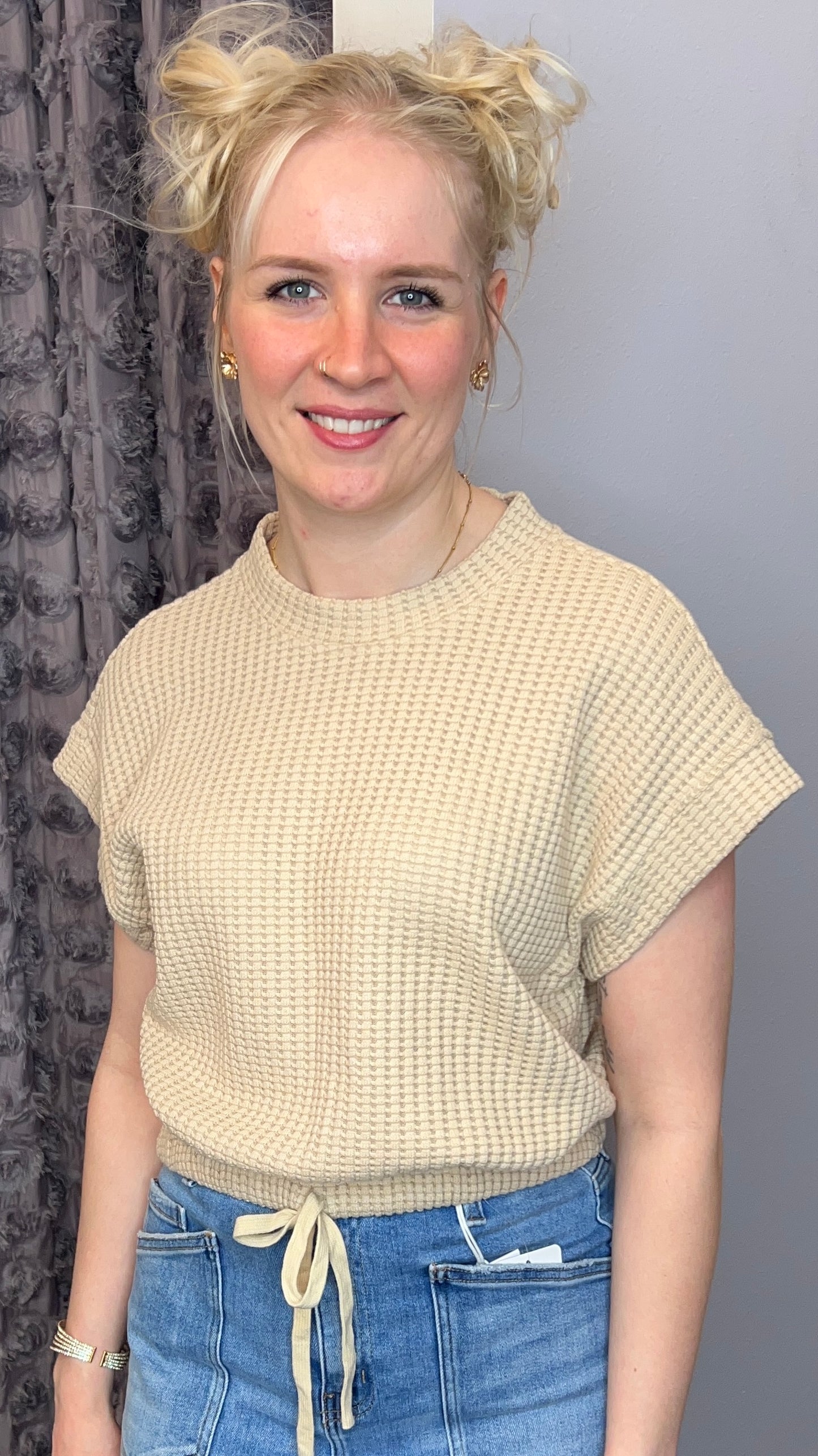 Waffle Knit Wonder Top