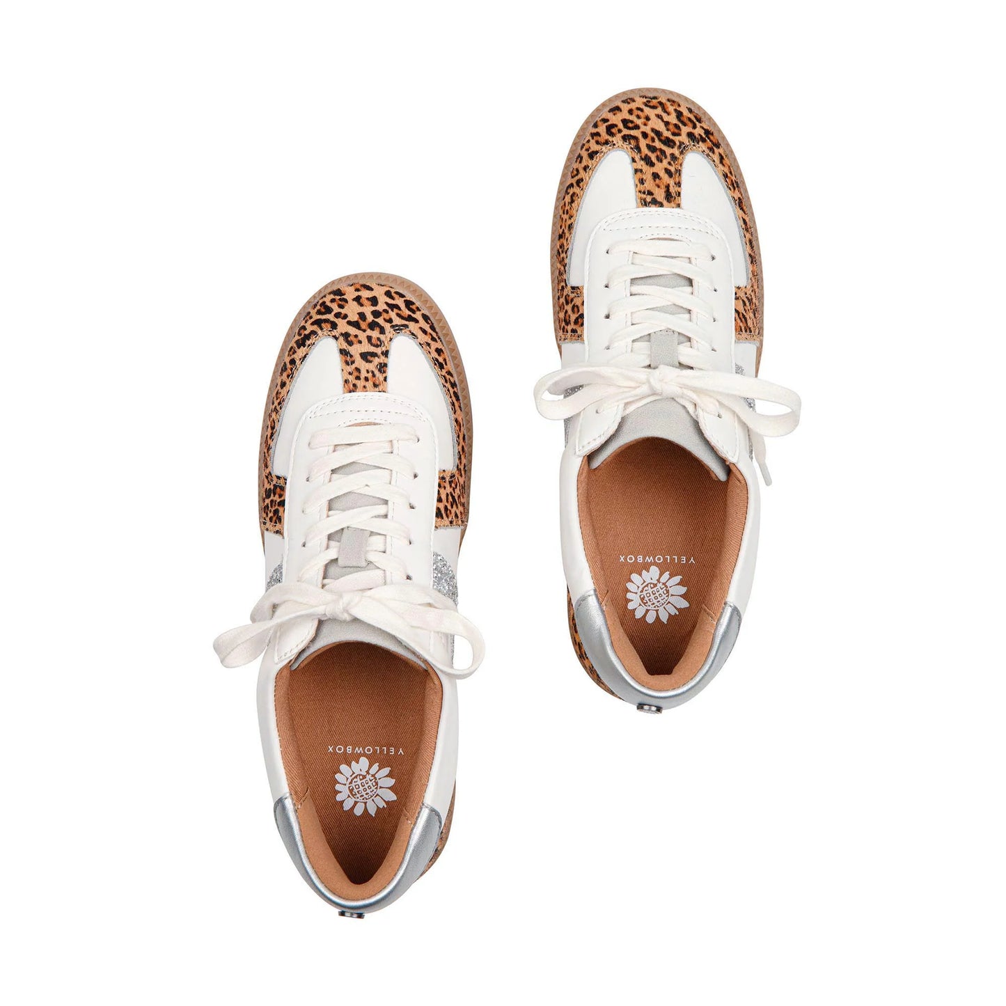 Zayne Lace-Up Sneaker in Leopard by Yellow Box