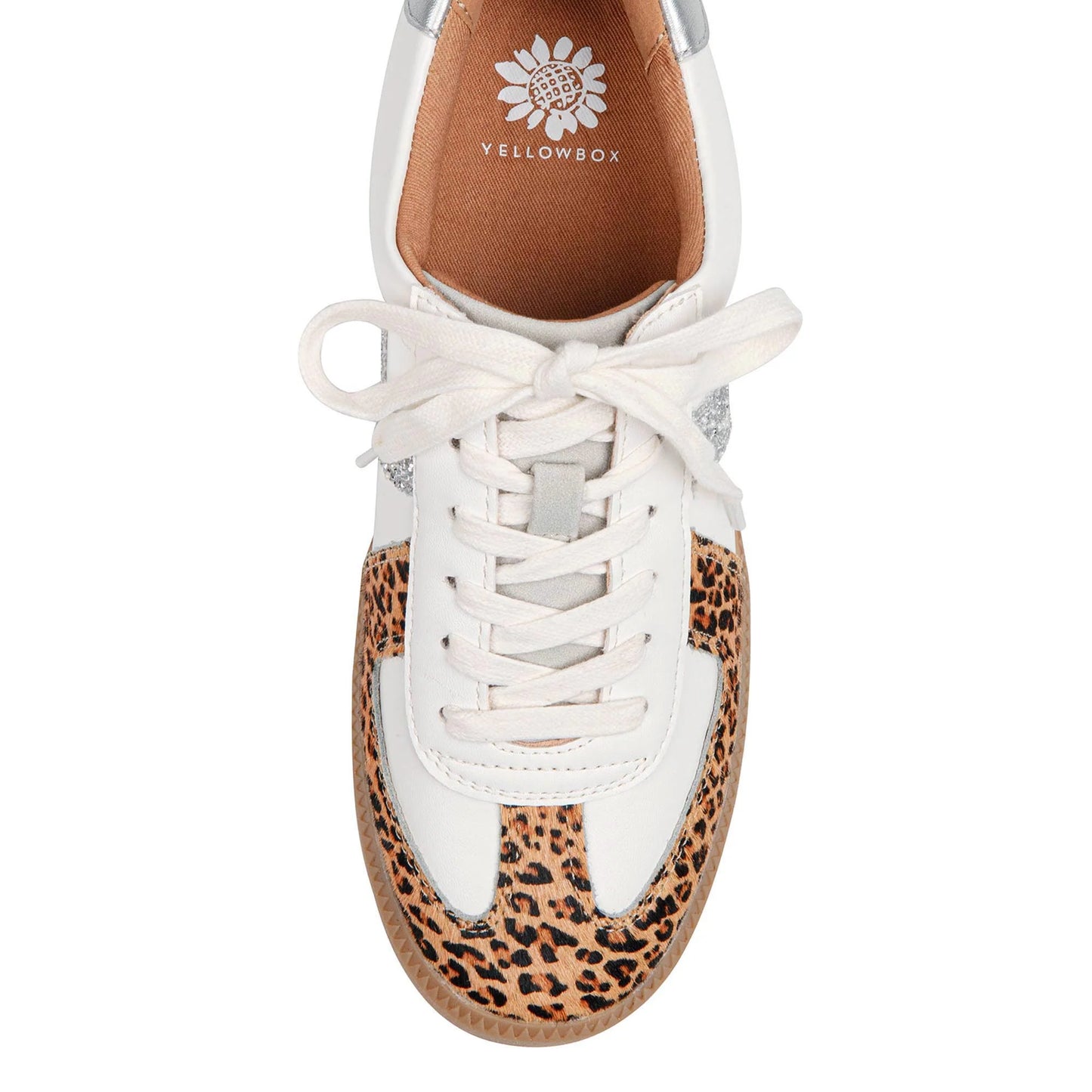Zayne Lace-Up Sneaker in Leopard by Yellow Box
