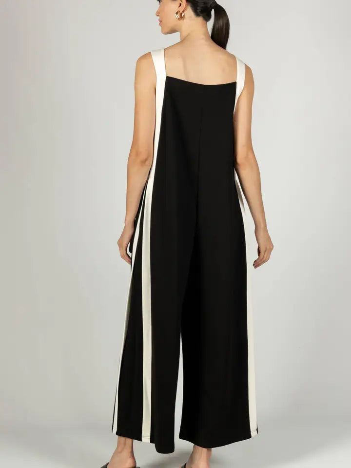 Black Tie Energy Modal Jumpsuit by P. Cill