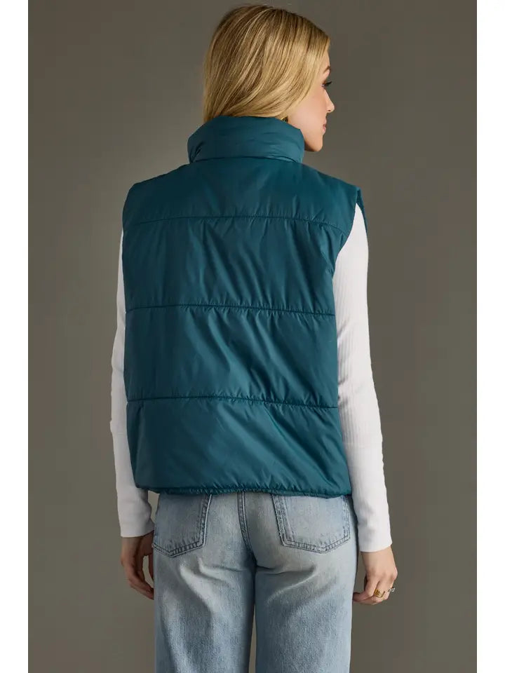 Teal Appeal Puffer Vest