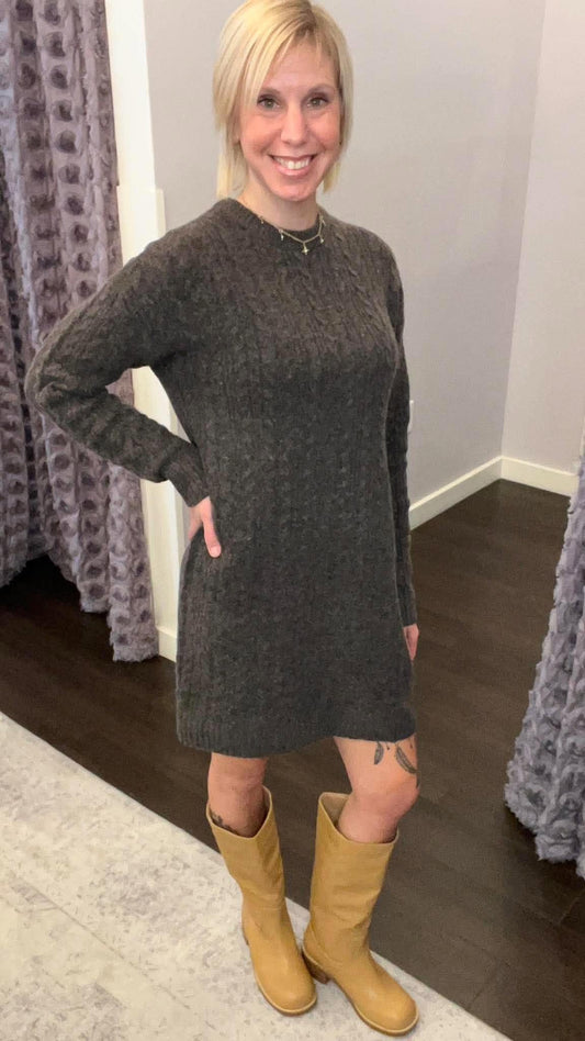 Cozy By Nature Sweater Dress