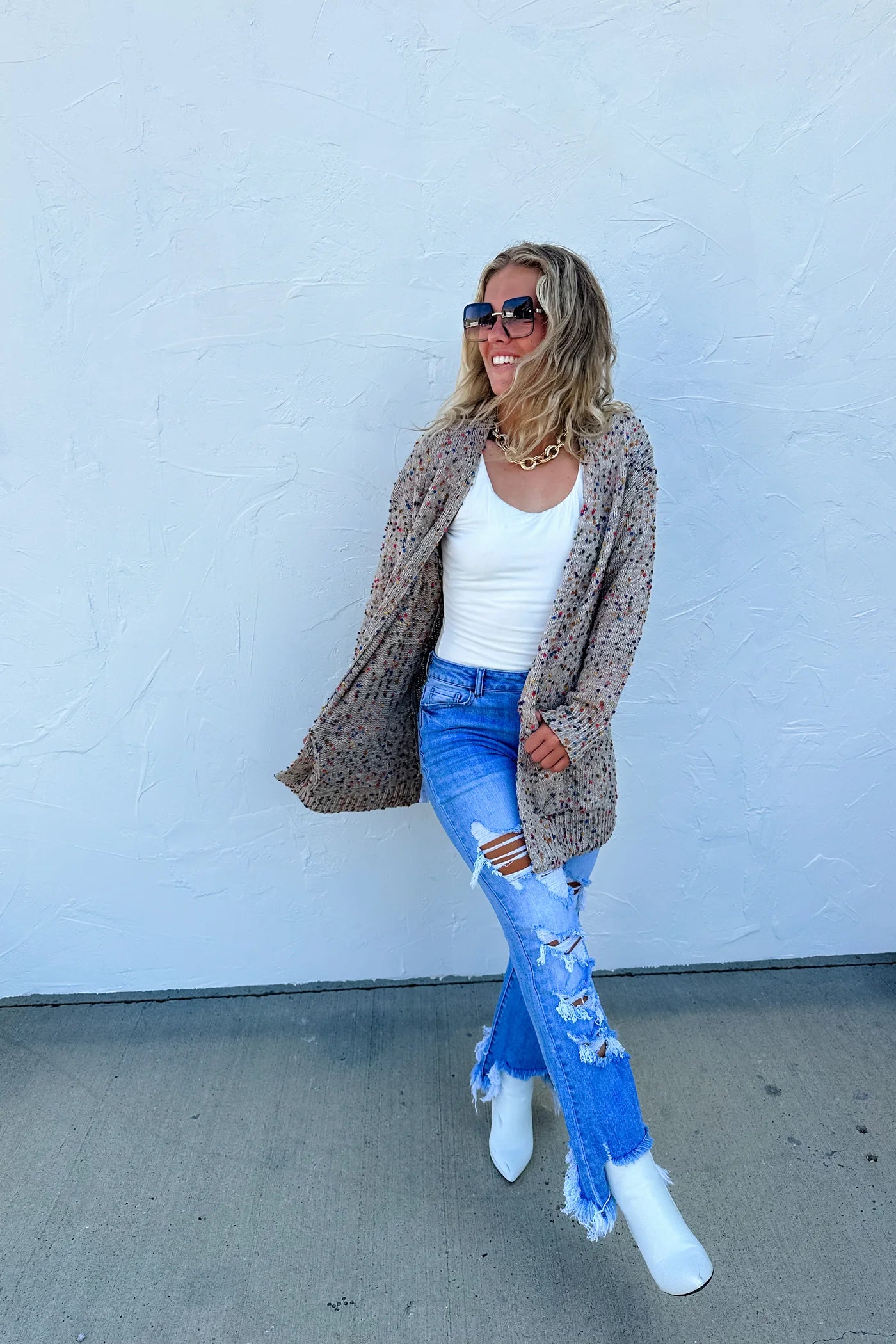 Miley Dot Cardigan