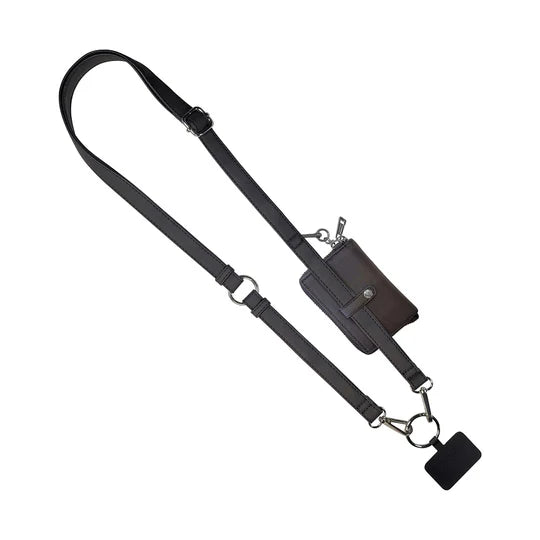 Save The Girls Clip & Go Brushed Vegan Leather with Pouch