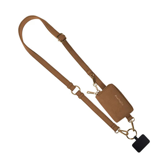 Save The Girls Clip & Go Brushed Vegan Leather with Pouch