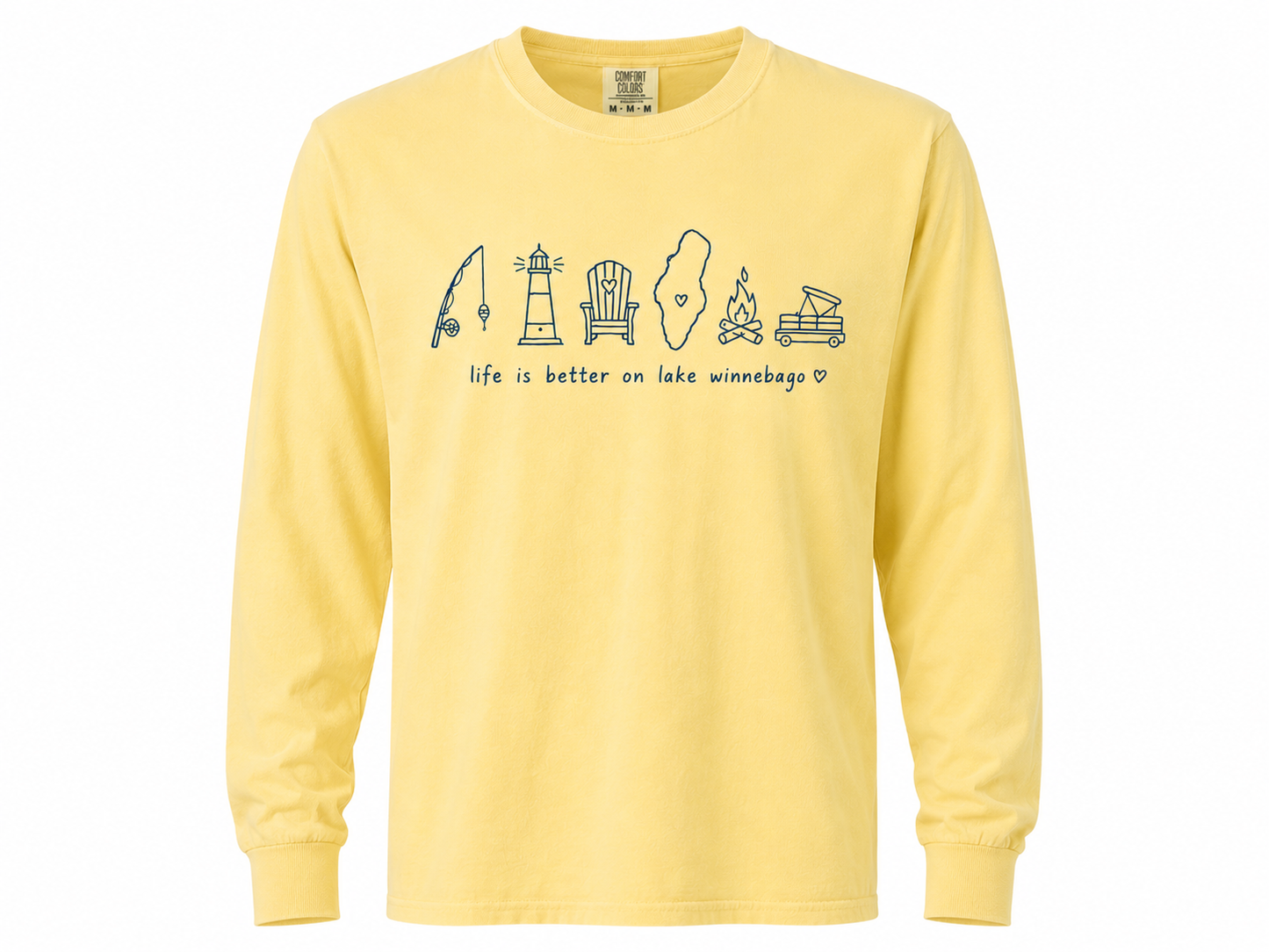 PRE ORDER Lake Winnebago Life Long Sleeve Tee