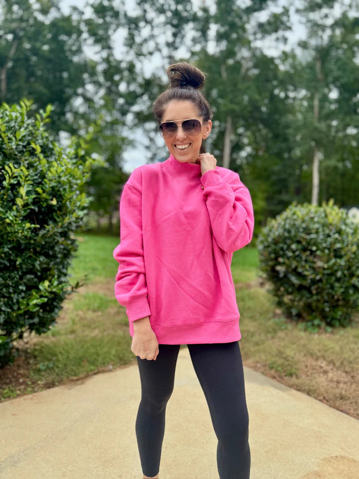 The Viral Mock Neck Sweatshirt