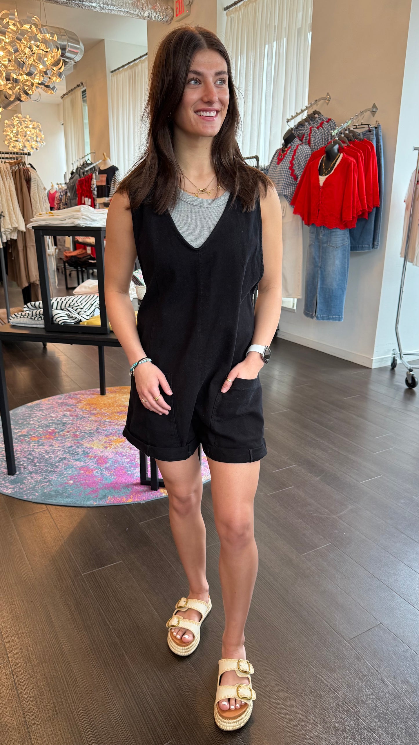 Cotton Twill Romper