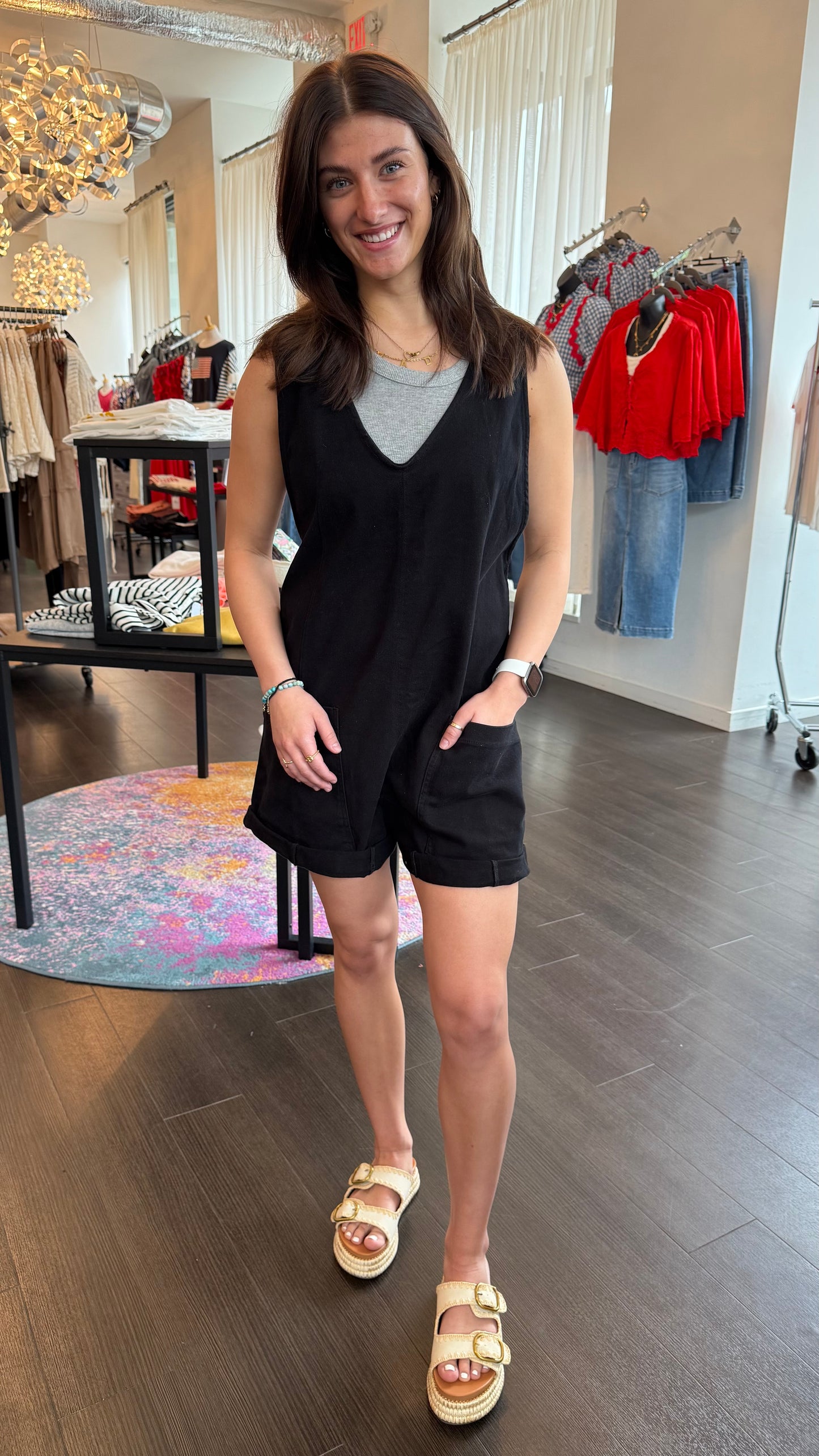 Cotton Twill Romper