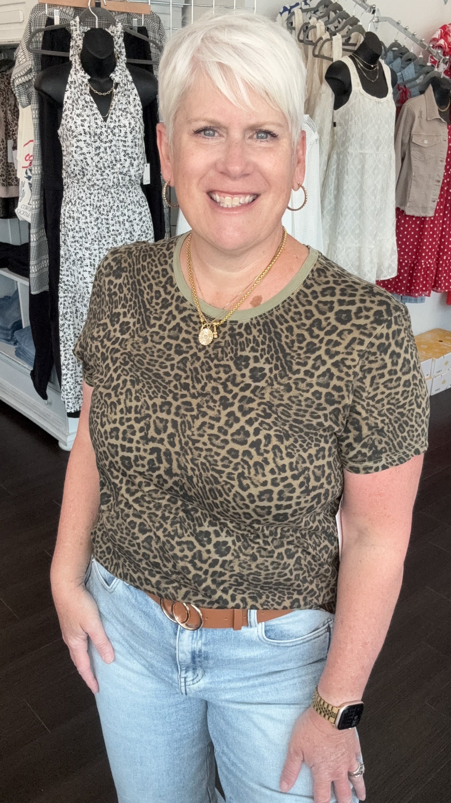 Unity Leopard Print Top by Dear John