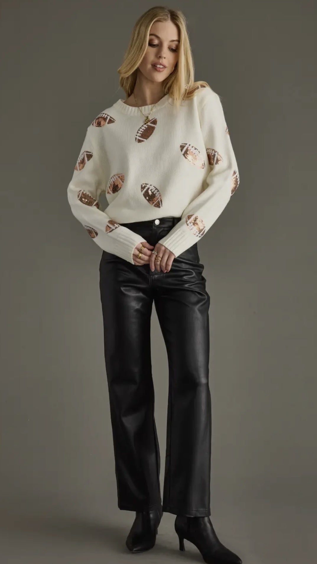 Friday Night Lights Sequin Sweater