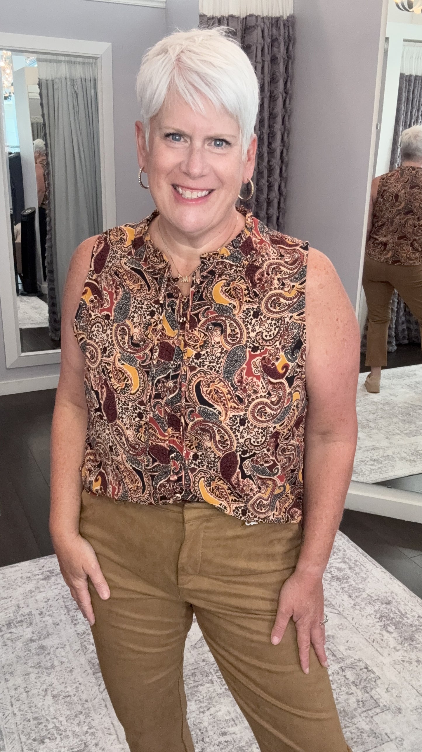Cidar Swirl Top by Dex
