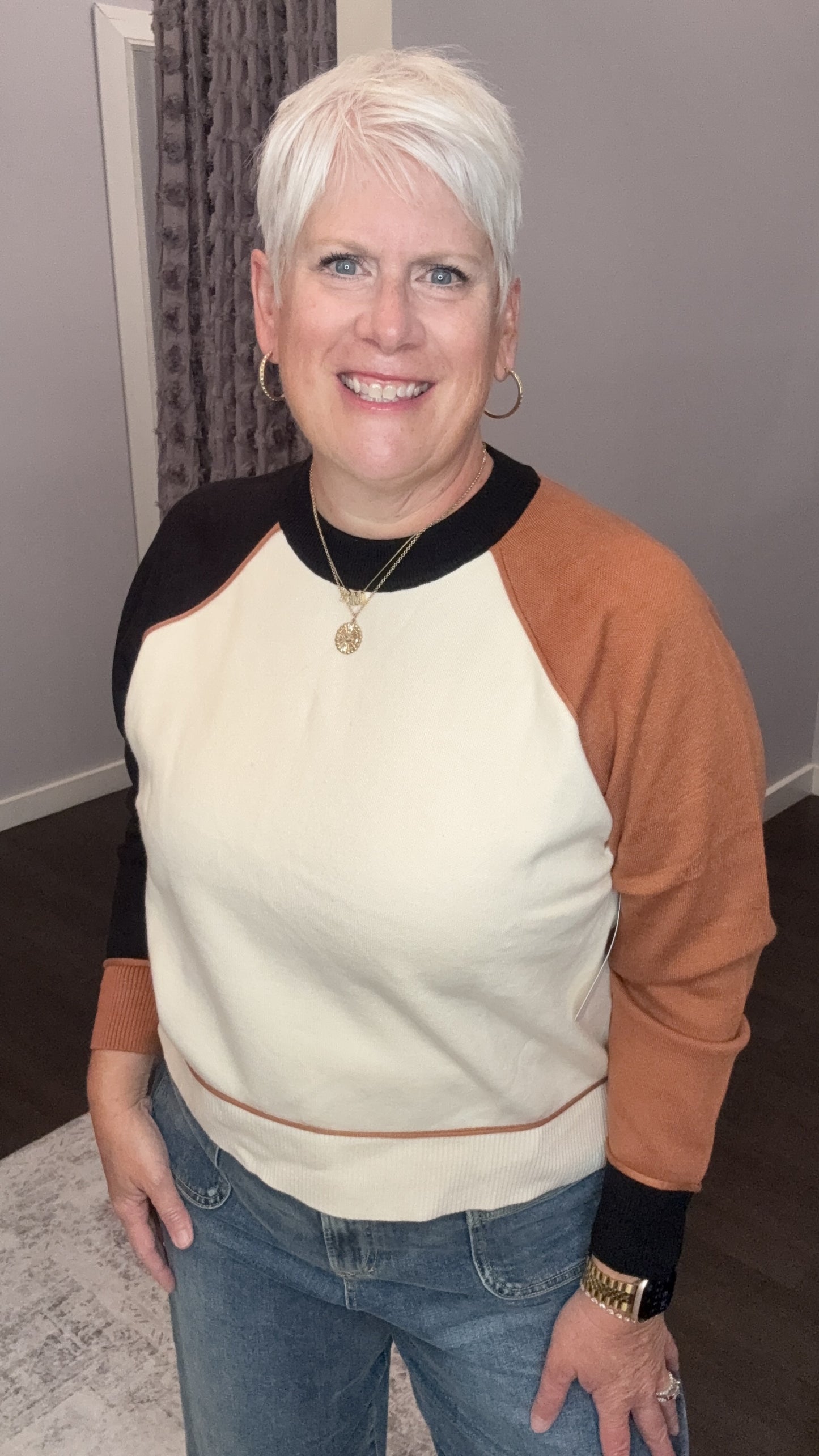Harvest Huddle Sweater by THML
