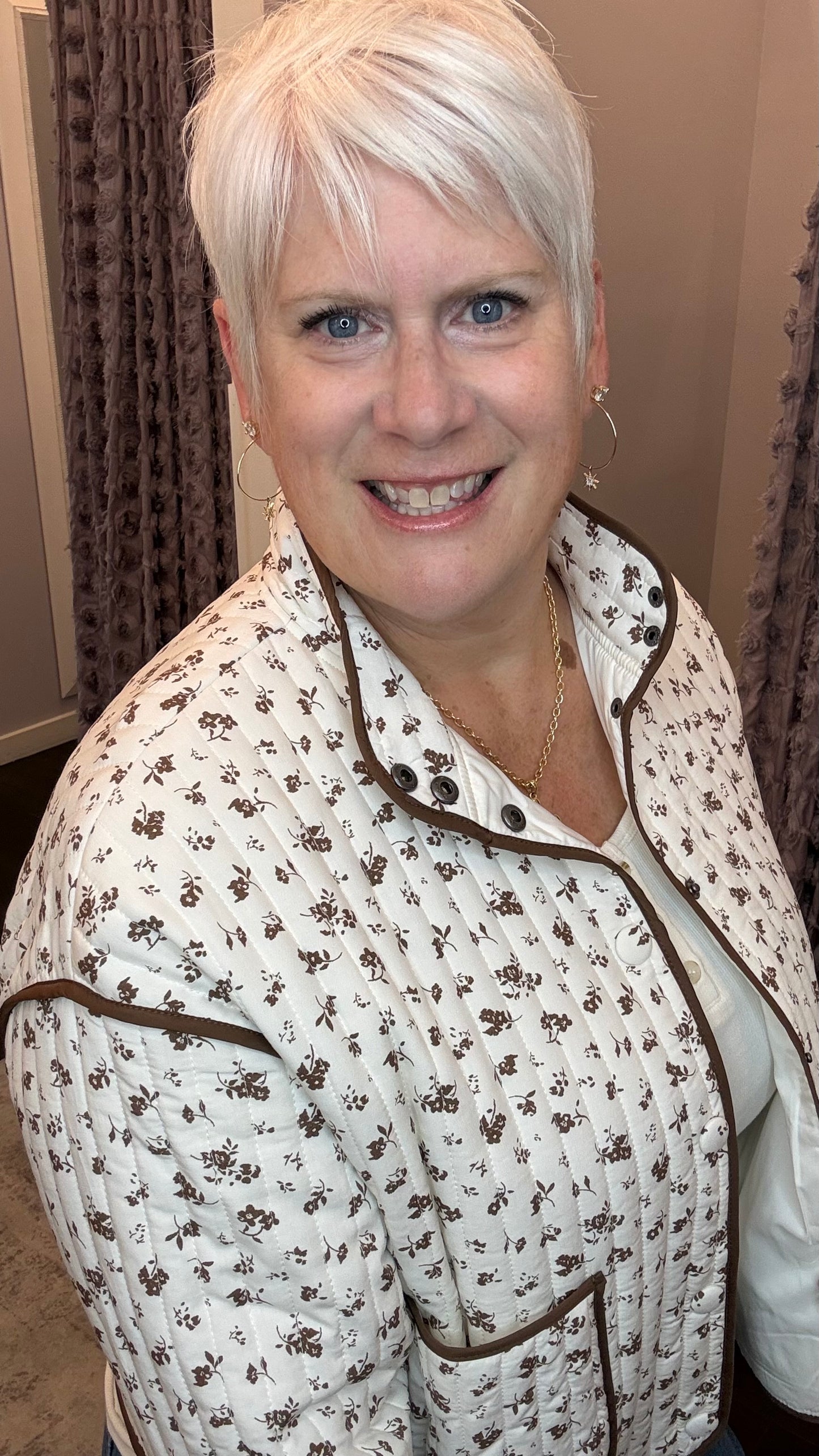 Cottage Bloom Quilted Jacket