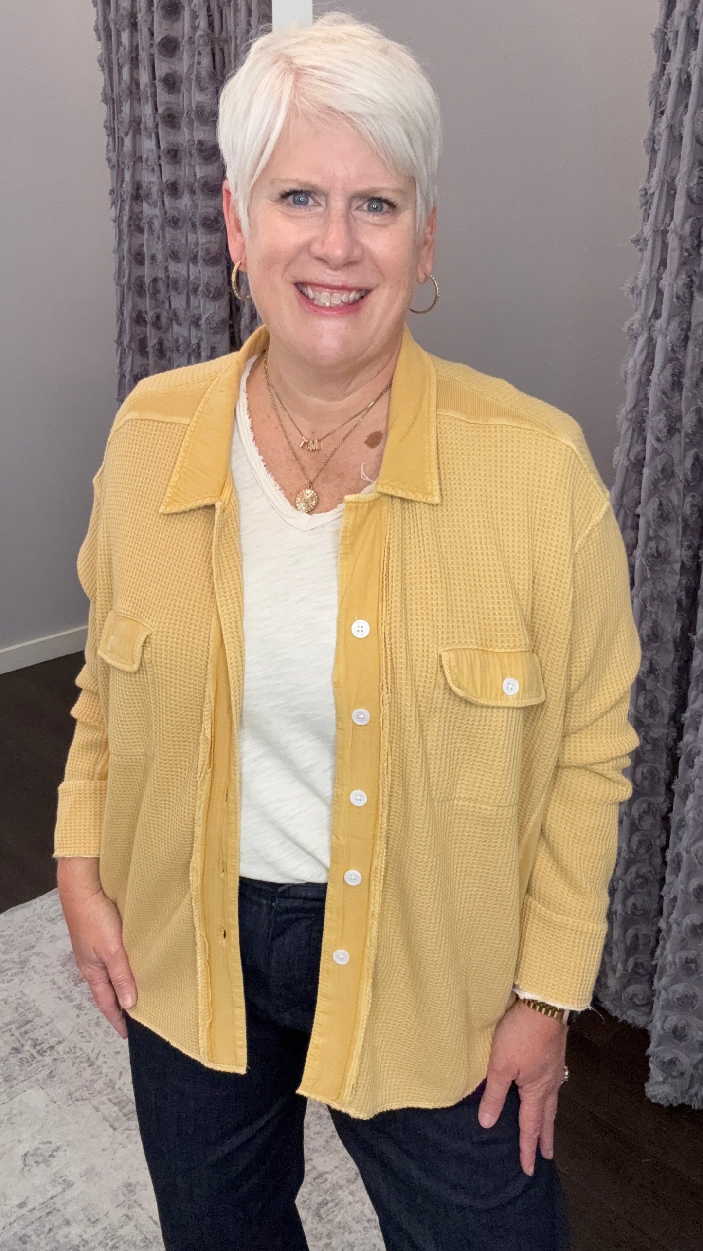 Foster Waffle Knit Jacket by Dear John