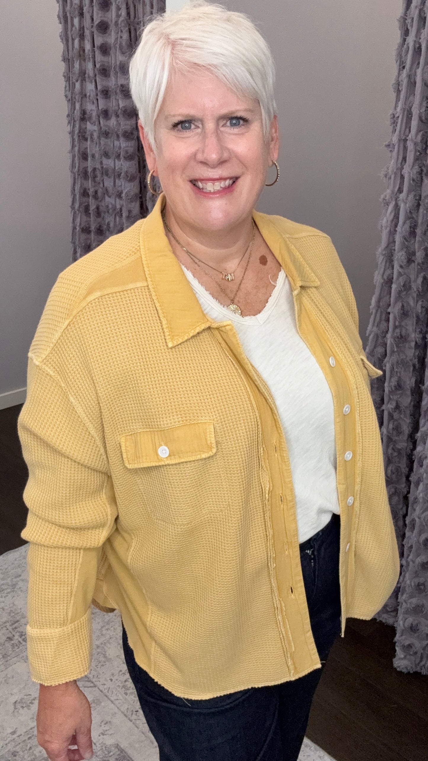 Foster Waffle Knit Jacket by Dear John