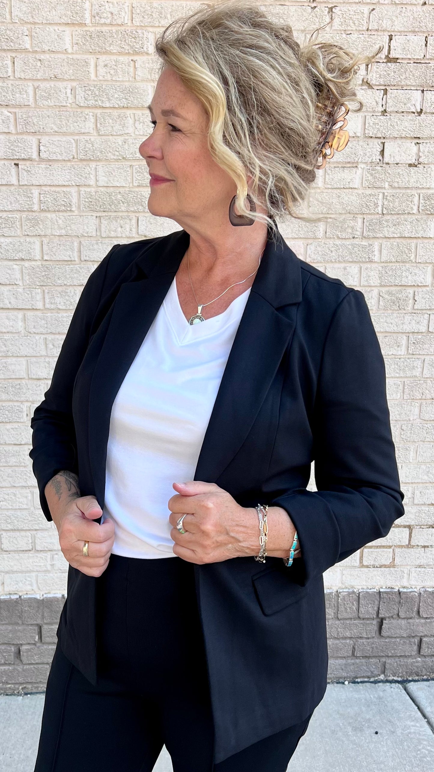 Power Move Blazer by Skies Are Blue