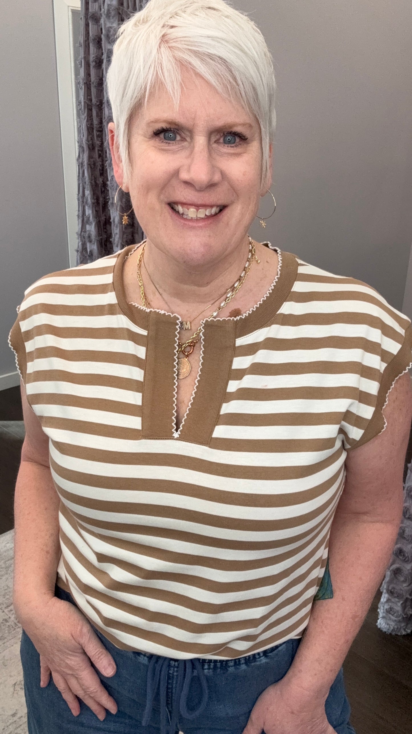 Play Nice Striped Top