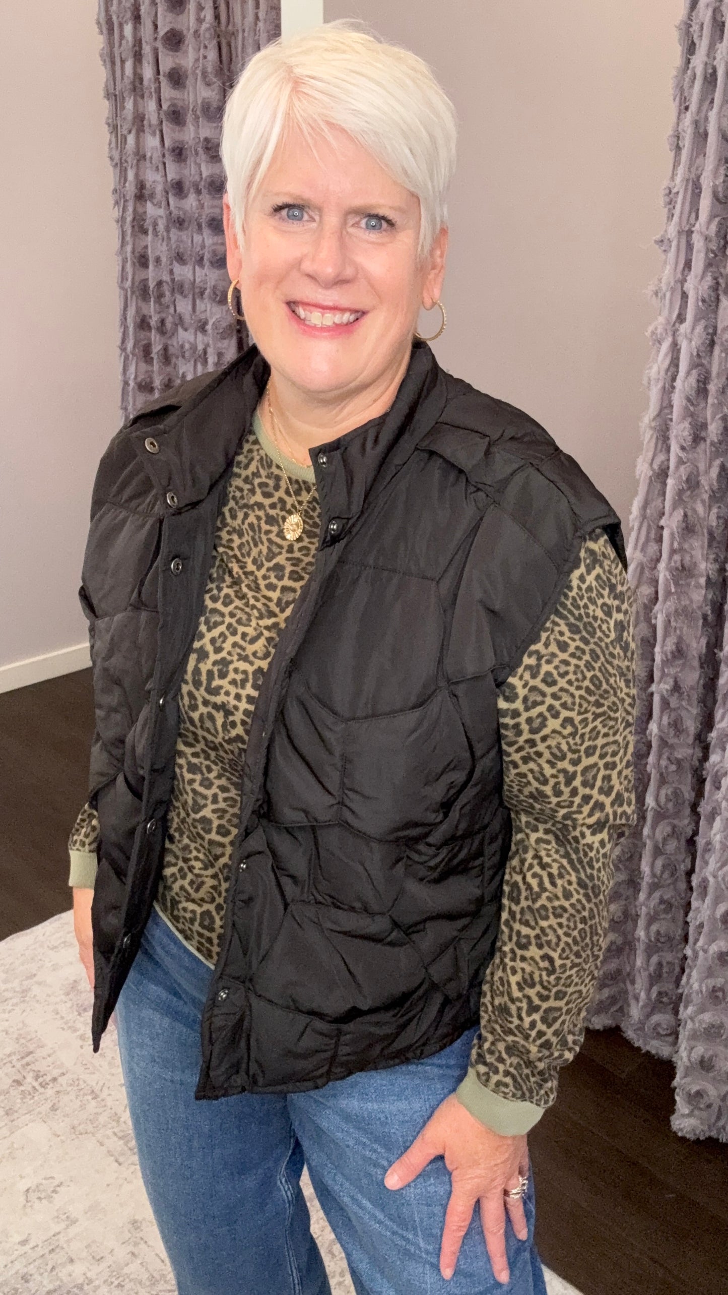 Lynn Vest in Black by Dear John