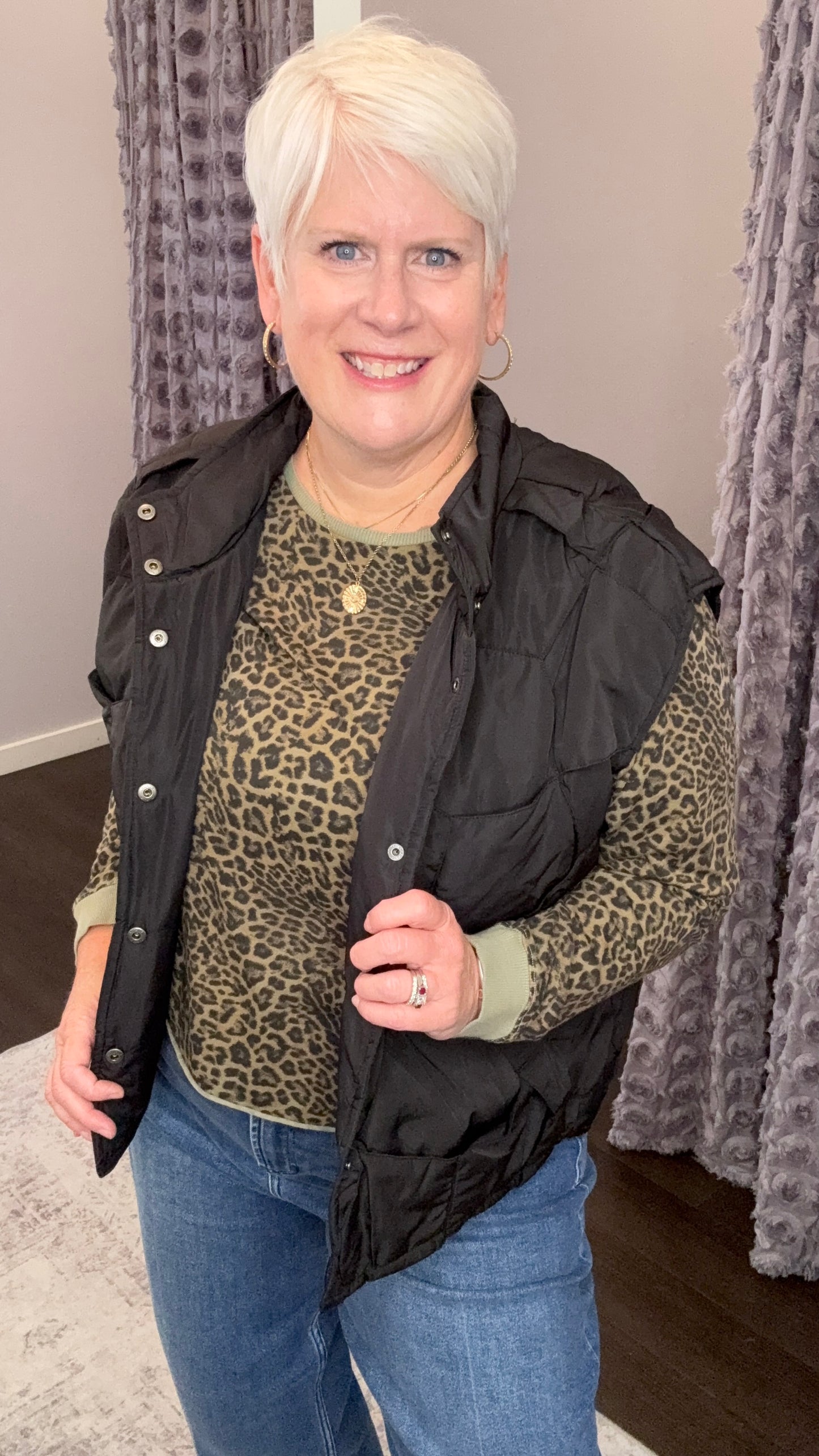 Lynn Vest in Black by Dear John