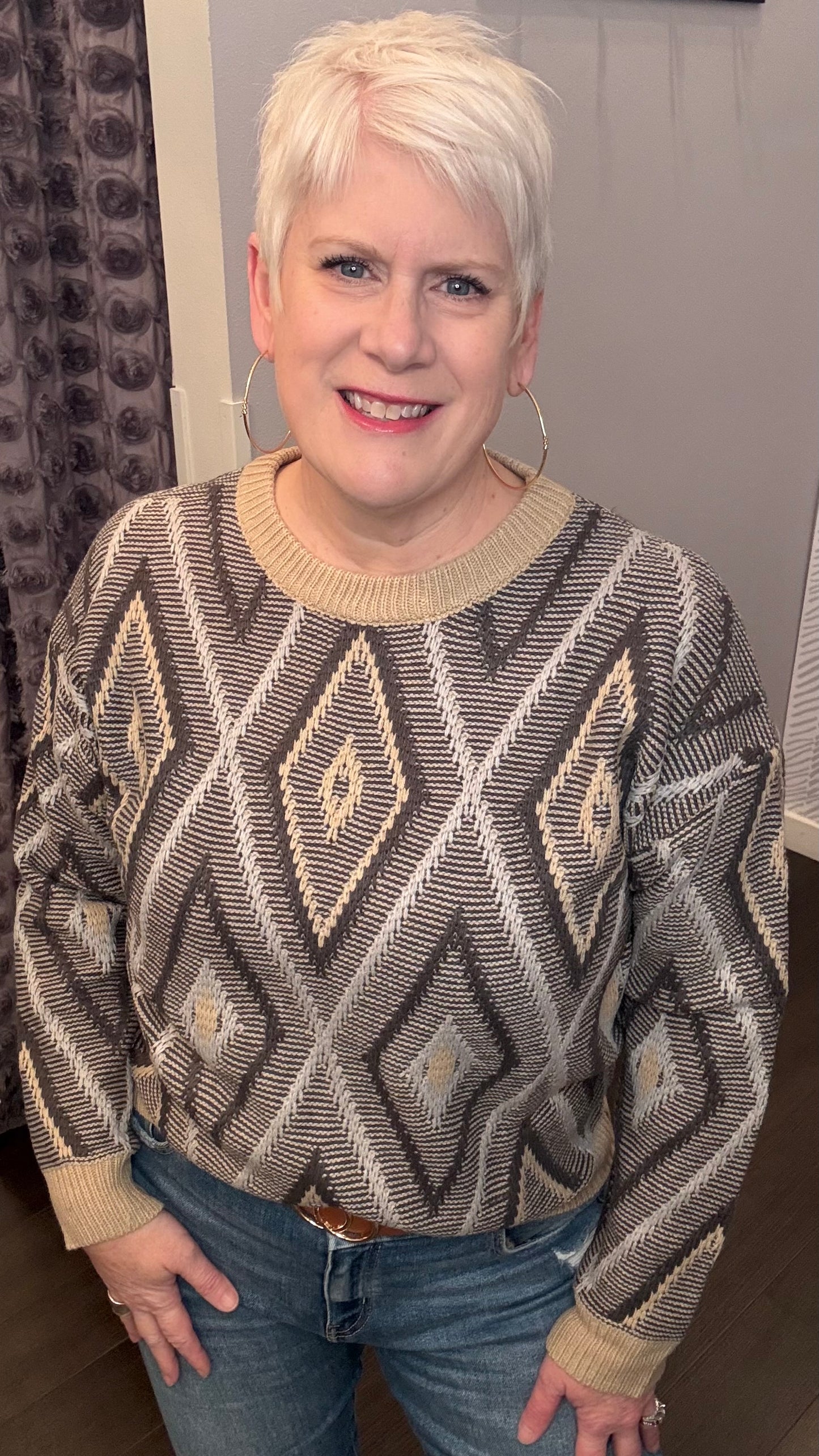 Arctic Aura Knit Sweater