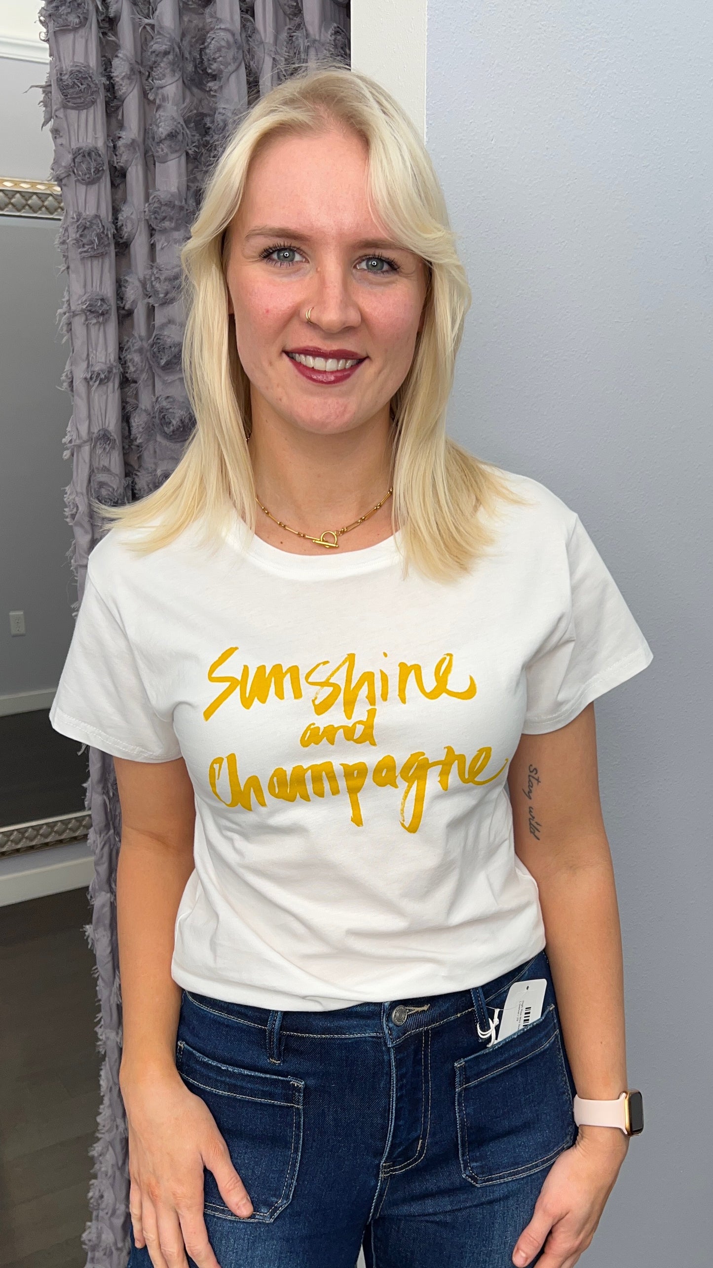 Sunshine & Champagne Tee