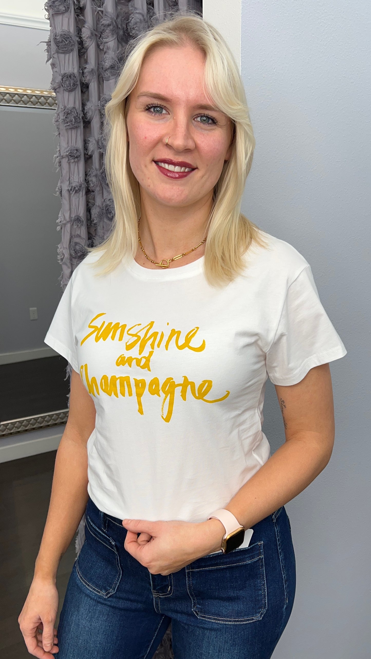 Sunshine & Champagne Tee