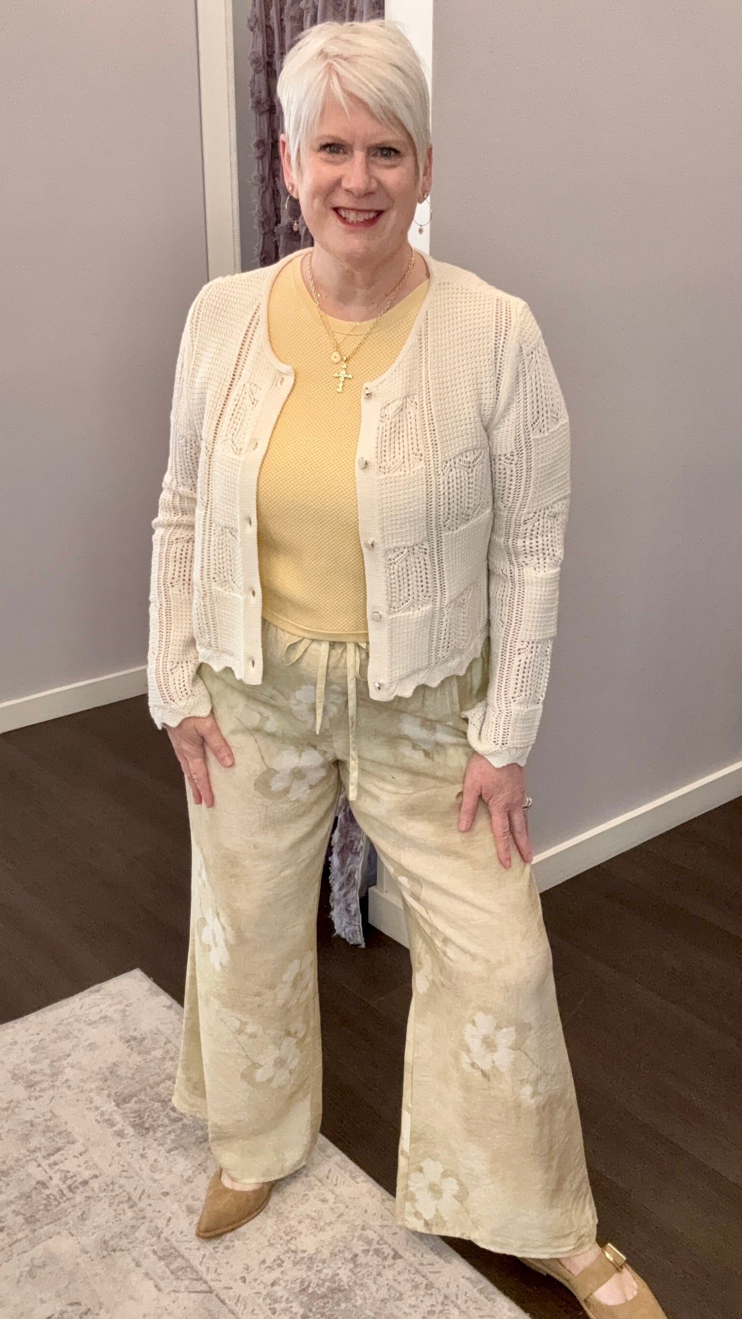 Soft Desert Floral Pants by Dex