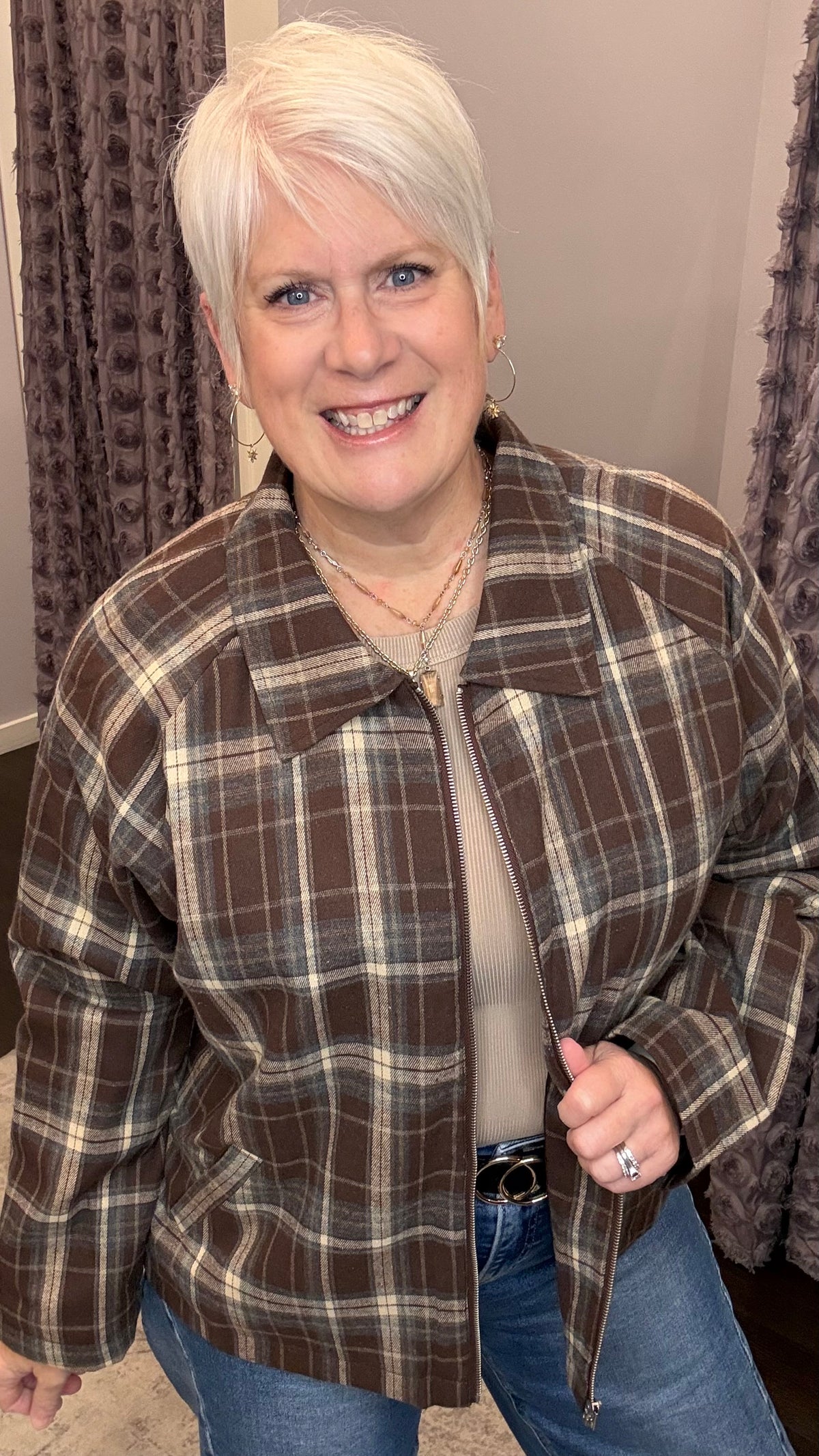 Willow Plaid Jacket