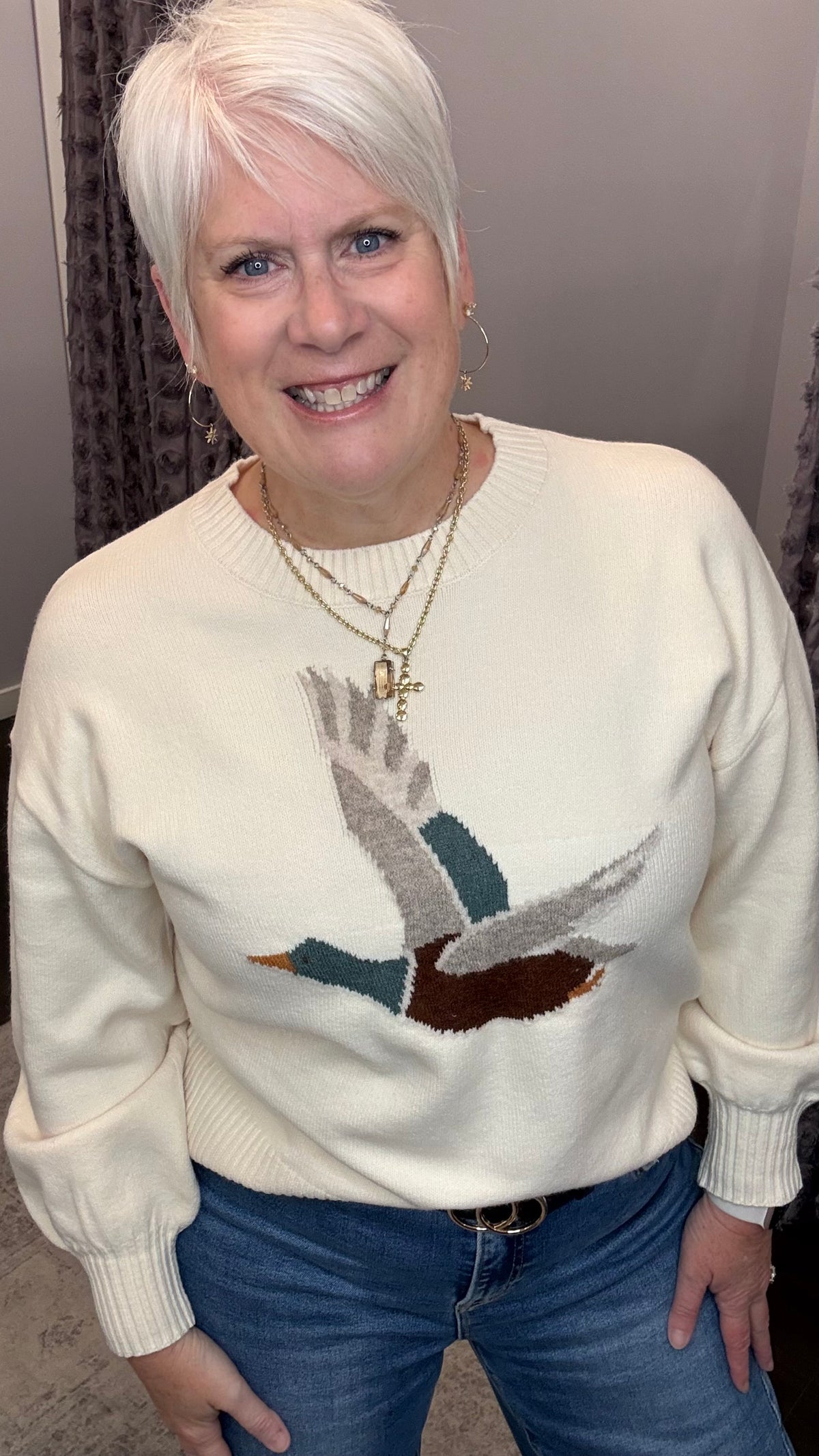 Just Ducky Knit Sweater