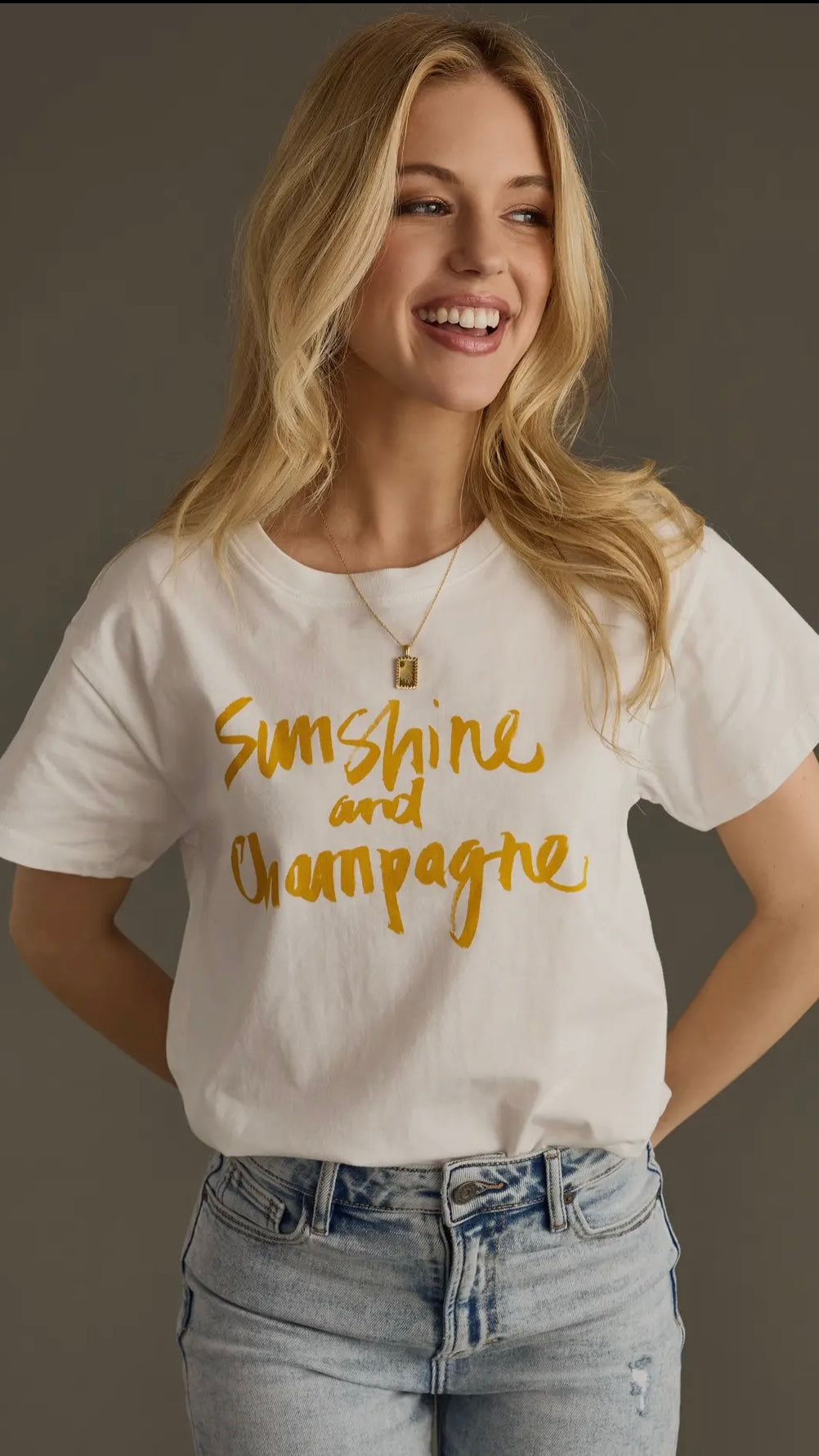 Sunshine & Champagne Tee