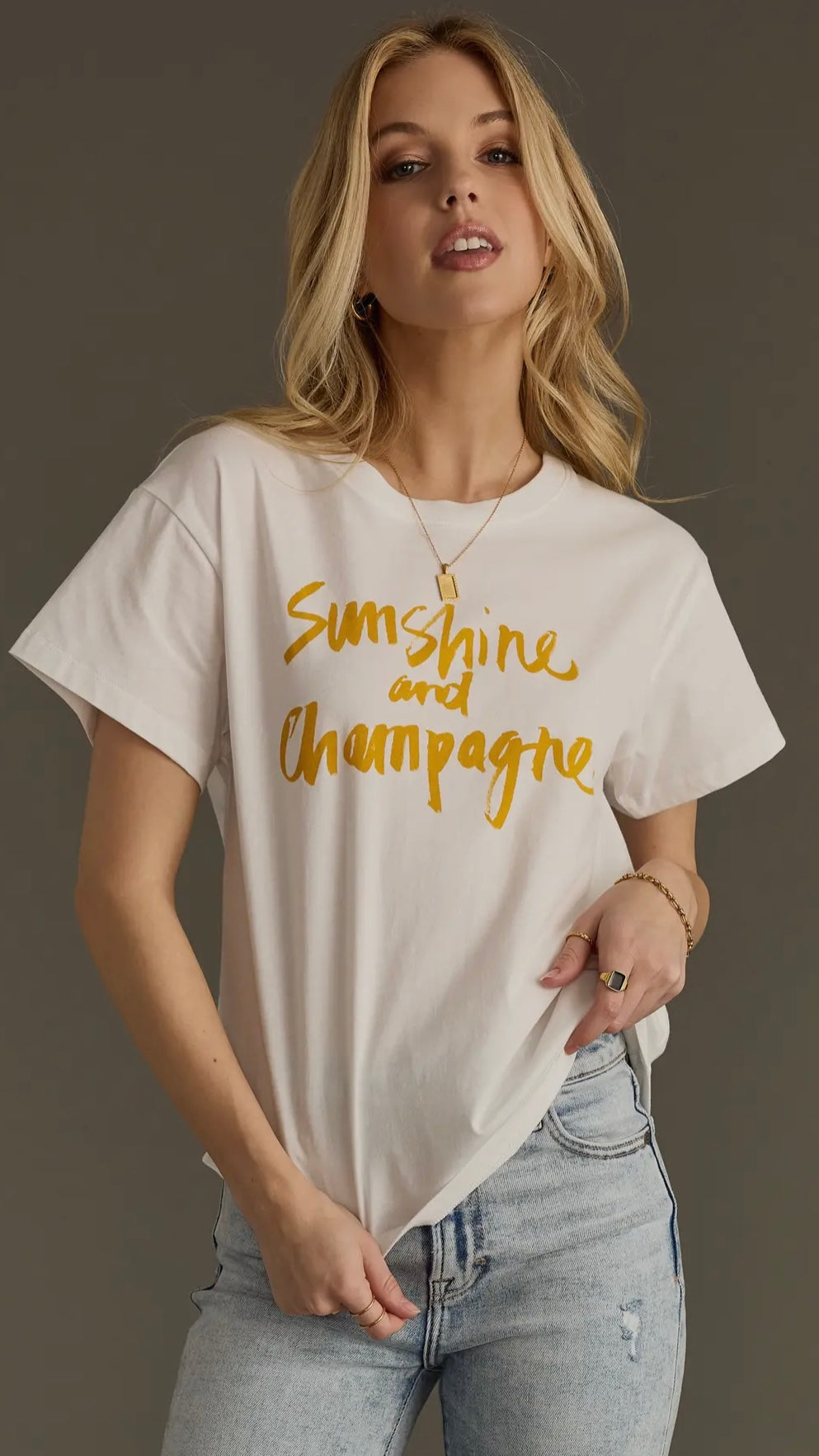 Sunshine & Champagne Tee