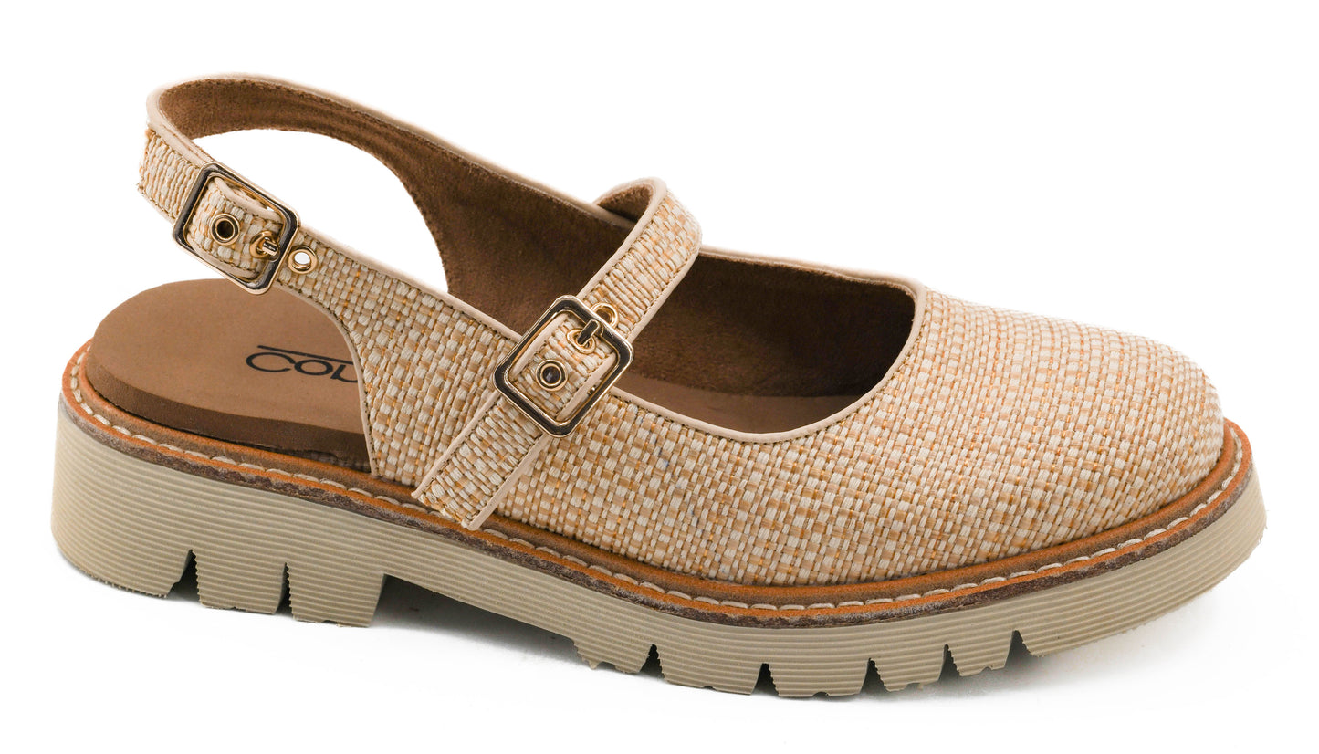 If You Say So in Rafia by Corkys Footwear